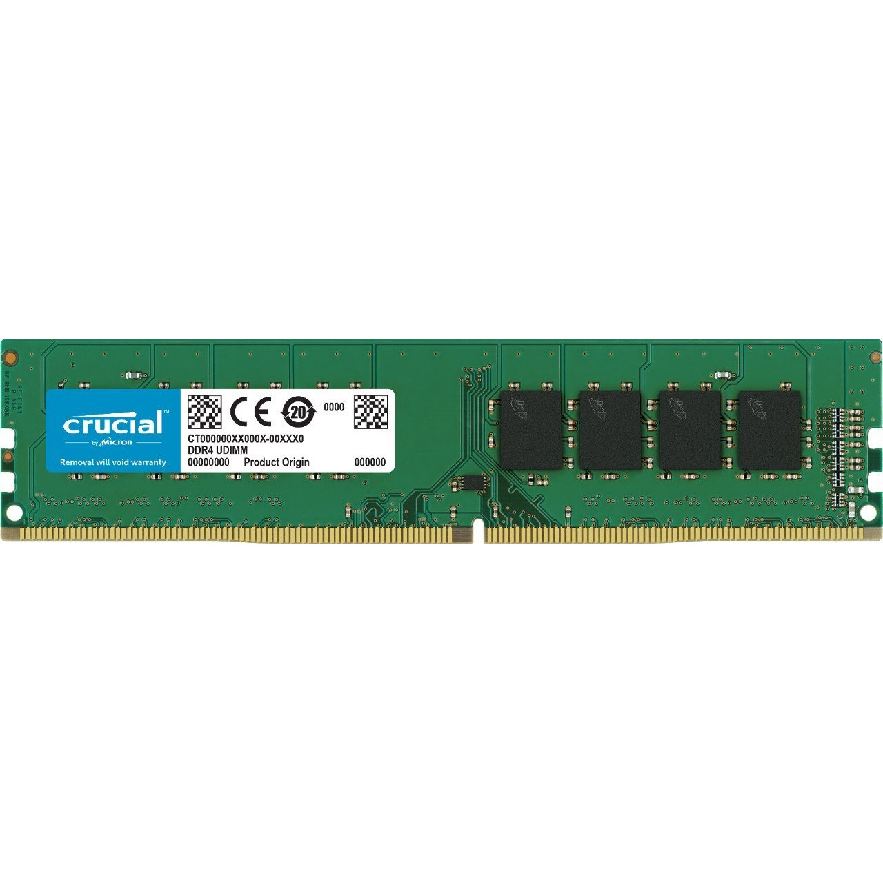 Crucial 8Gb Single Ddr4 2400 Mt/S (Pc4-19200) Dr X8 Dimm 288-Pin Memory - Ct8G4Dfd824A