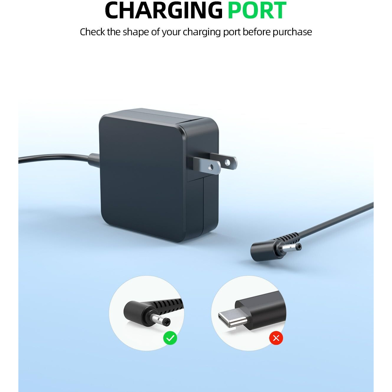 45W Ac Adapter Charger Fit For Lenovo Adl45Wcc Pa-1450-55Ll Adp-45Dw B Gx20L23044 Model Ideapad Series Laptop Power Supply Cord