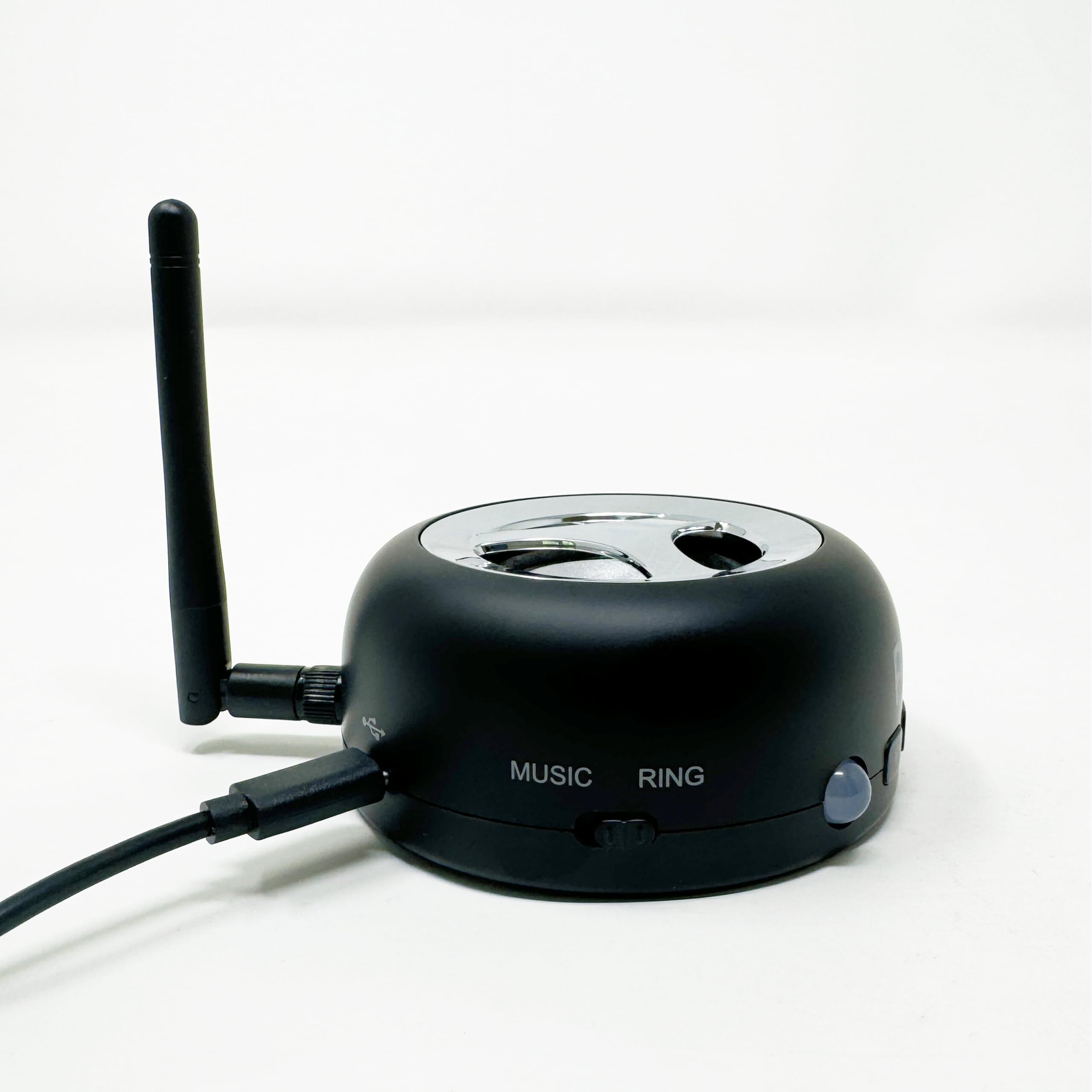 Renny - The Loud Cell Phone Ringer  Amplifier & Flasher For The Hearing Impaired (117Db) | Auto-Connects Wirelessly Via Bluetooth | External Ringtones | Text/Email Notifications | Talking Caller Id