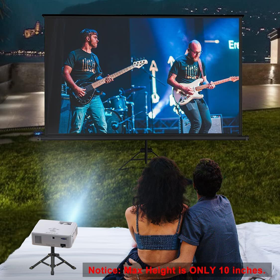 Jcwiny Mini Projector Stand  All Metal Mini Tripod Desktop Tabletop Stand Compact Desk Tripod For Mini Projector  Logitech Webcam  Iphone  Camera  Smooth 4  Osmo Mobile  Vimble 2