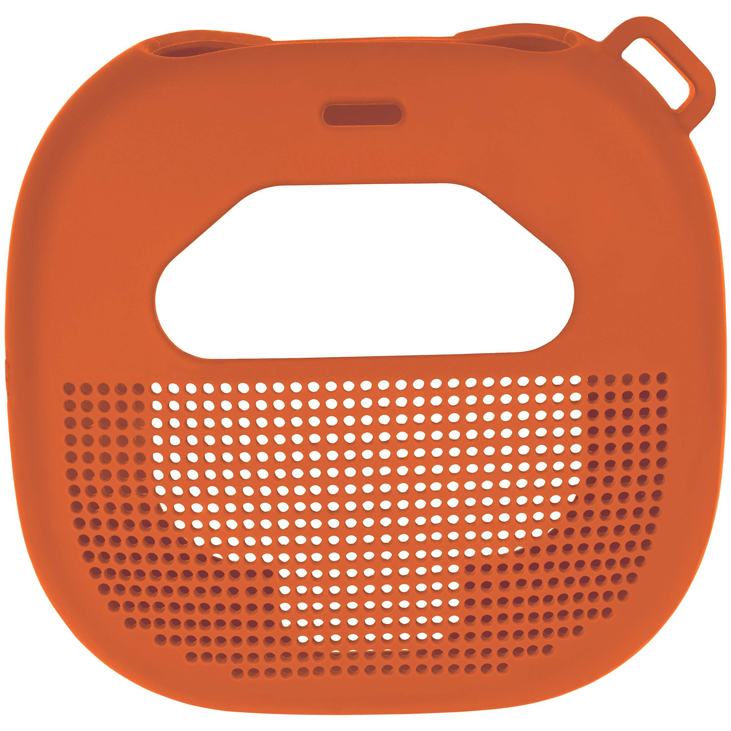 Getgear Silicone Cover Sleeve For Bose Soundlink Micro Portable Outdoor Speaker  Customized Design Skin Giving All 6 Directions Protection  Best Matching In Shape And Color(Orange)