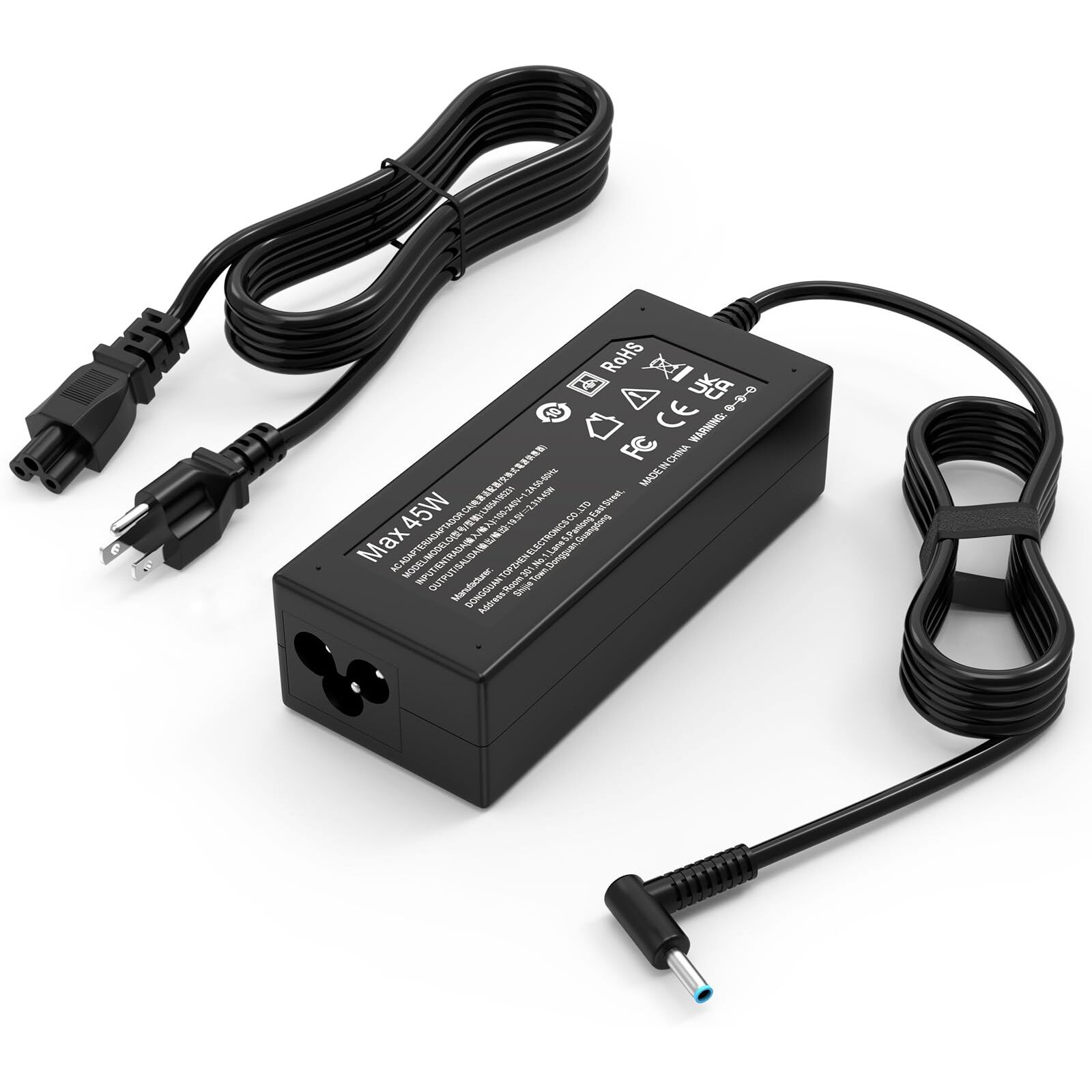 45W 19.5V 2.31A Laptop Charger Replacement For Hp Stream 11 13 14 Hp Pavilion X360  Hp Elitebook Folio  Hp Spectre X360  Hp Pavilion Touchsmart  Hp Spectre Ultrabook Ac Adapter