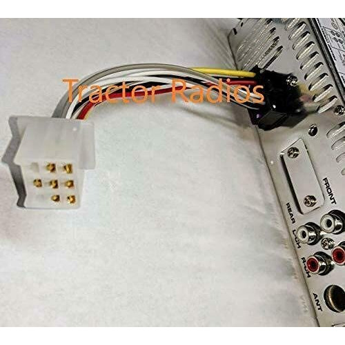 Compatible Kubota Tractor Direct Connect Stereo Radio Mp3 Am Fm Usb Aux Bluetooth Remote Lx2610 Lx Rtv-1100 Rtx-1100C Harness Plug B2650 Rtv Rtx