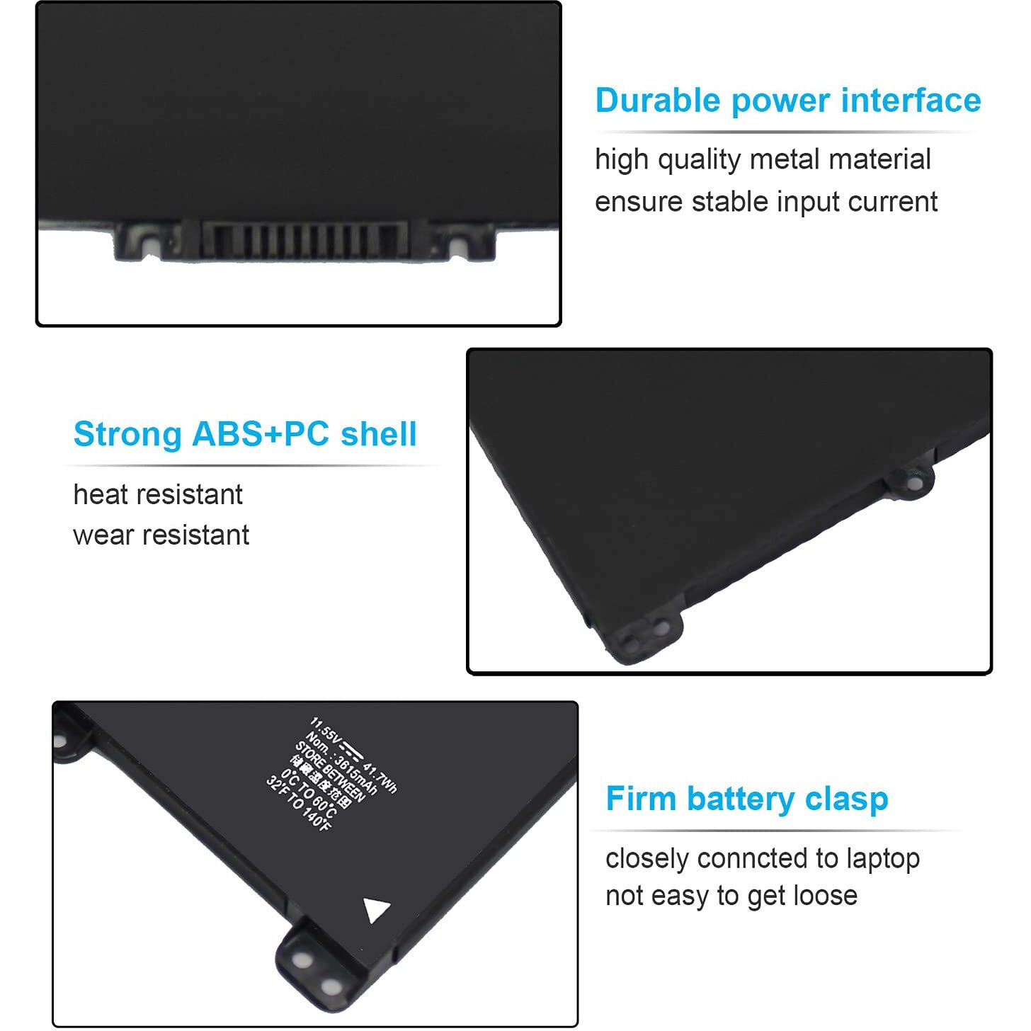 Ht03Xl L11119-855 Battery For Hp Pavilion 15-Cs 15-Da 15-Db 15-Dw 17-By 17-Ca 14-Ce 14-Cf 14-Df 15-Cs0073Cl 15-Cs0053Cl 15-Da0014Dx 15-Da0Xxx L11421-2C2 L11421-422 Ht03041Xl Hstnn-Ub7J Hstnn-Db8R