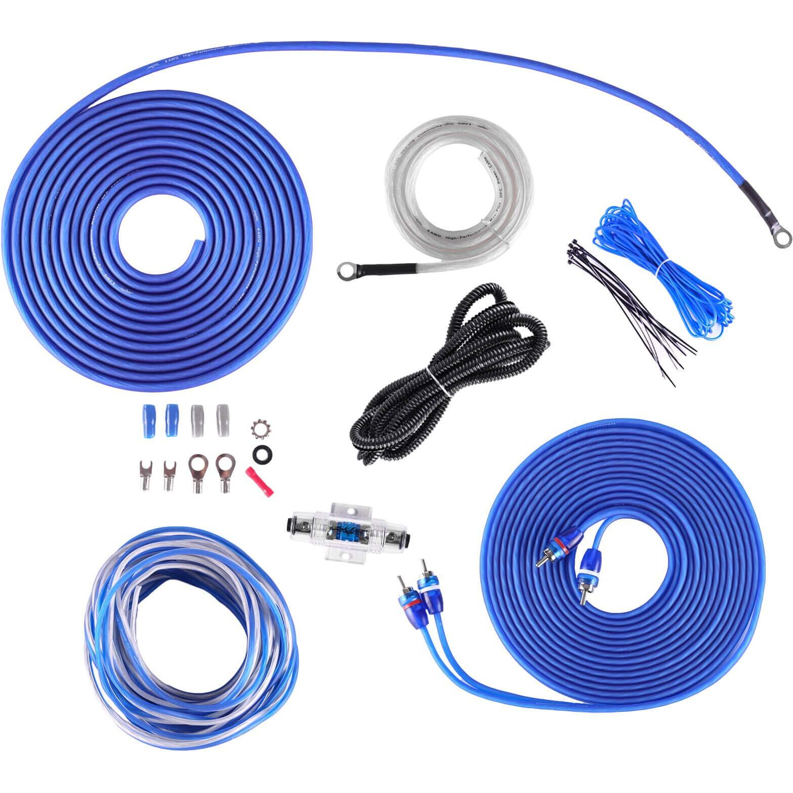 Skar Audio 8 Gauge Ofc Complete Amplifier Installation Wiring Kit  Skar8Manl-Ofc