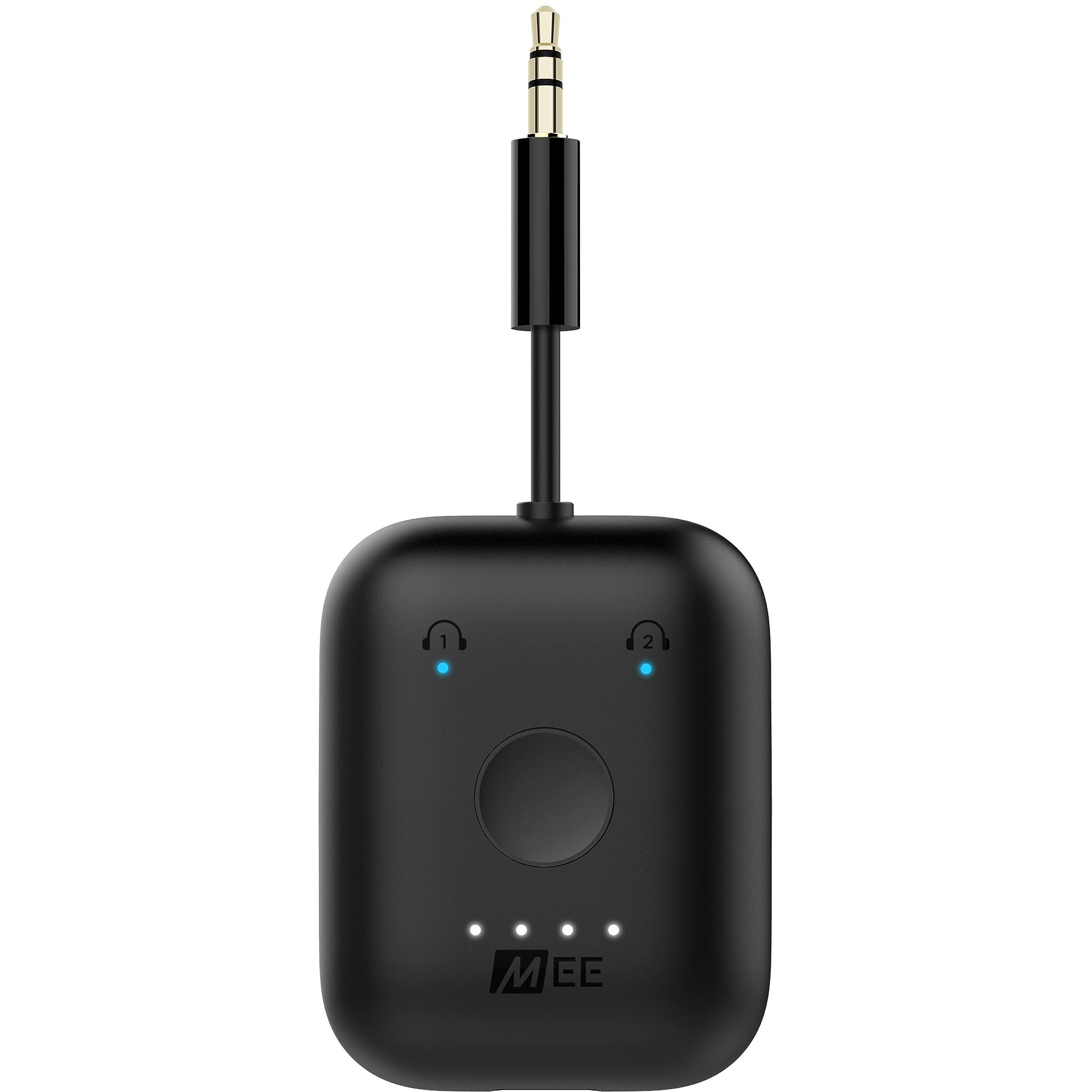 Mee Audio Connect Air In-Flight Bluetooth Wireless Audio Transmitter Adapter For Up To 2 Airpods/Other Headphones Works With All 3.5Mm Aux Jacks On Airplanes  Gym Equipment  Tvs  & Gaming Consoles