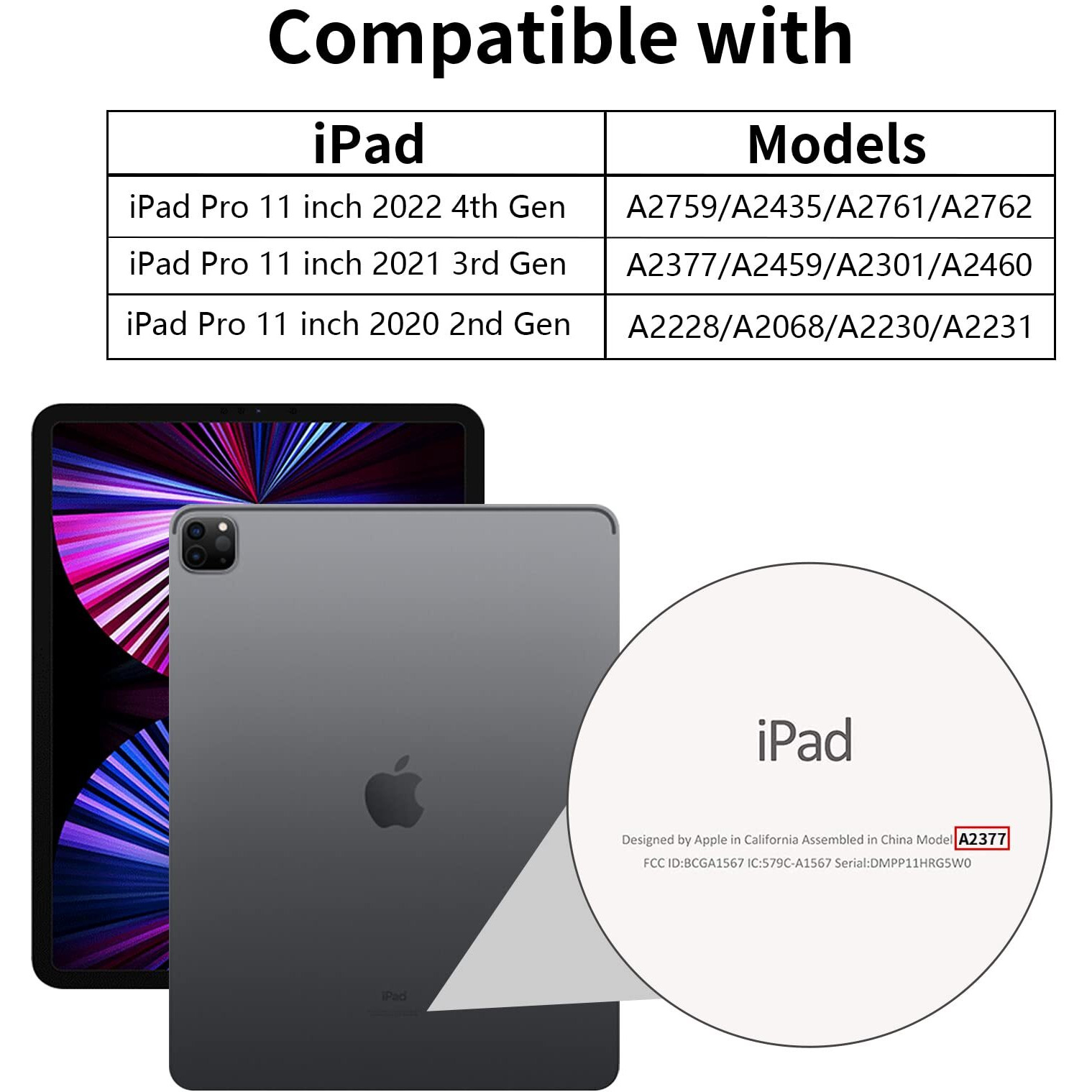 Wenlaty Case For Ipad Pro 11 Inch 4Th Generation 2022 With Pencil Holder  Protective Cover With Soft Smooth Tpu Back  Also Fit For Ipad 11 Pro Case 3Rd Generation 2021 /2Nd Generation 2020  Pine Green