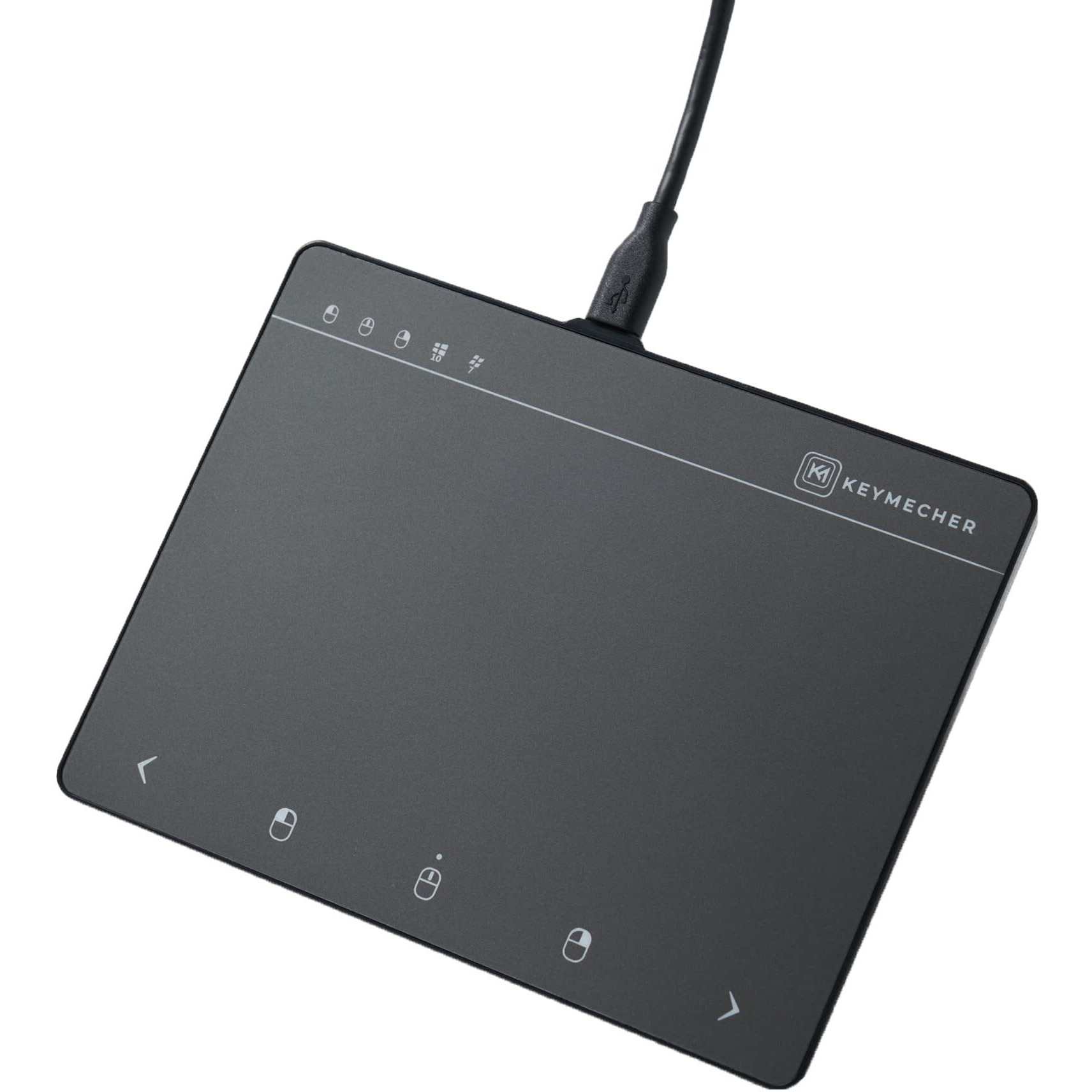 Keymecher Mano 603 Wired Precision Trackpad  Slim  Multi-Gesture Usb Touchpad Mouse For Computers  Notebooks  Pcs  Laptops - Windows 7/10/11 Compatible