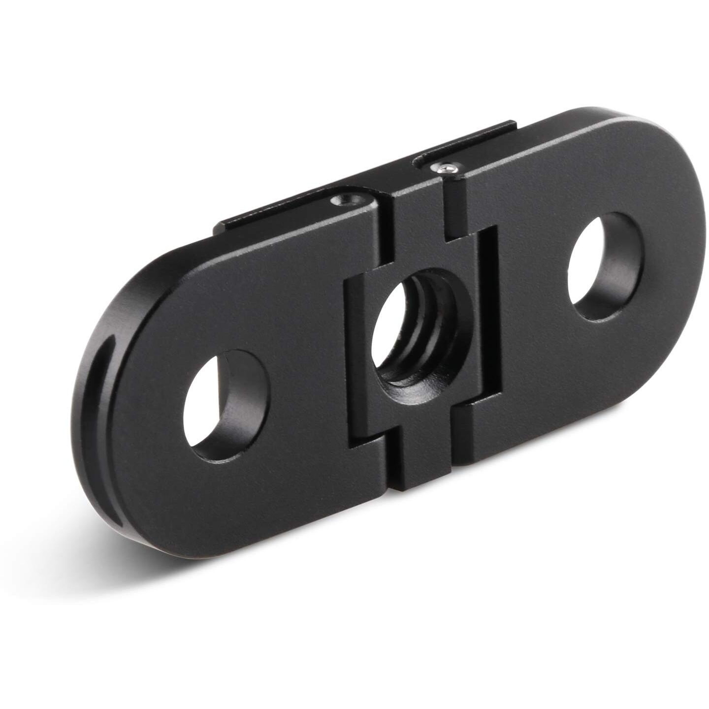 Hsu Replacement Folding Fingers Compatible With Gopro Hero 12/11/10/9/8 Black Max  Replacement Adapter Mount With 1/4 Tripod Connector Port For Housing Handle Monopod Mount