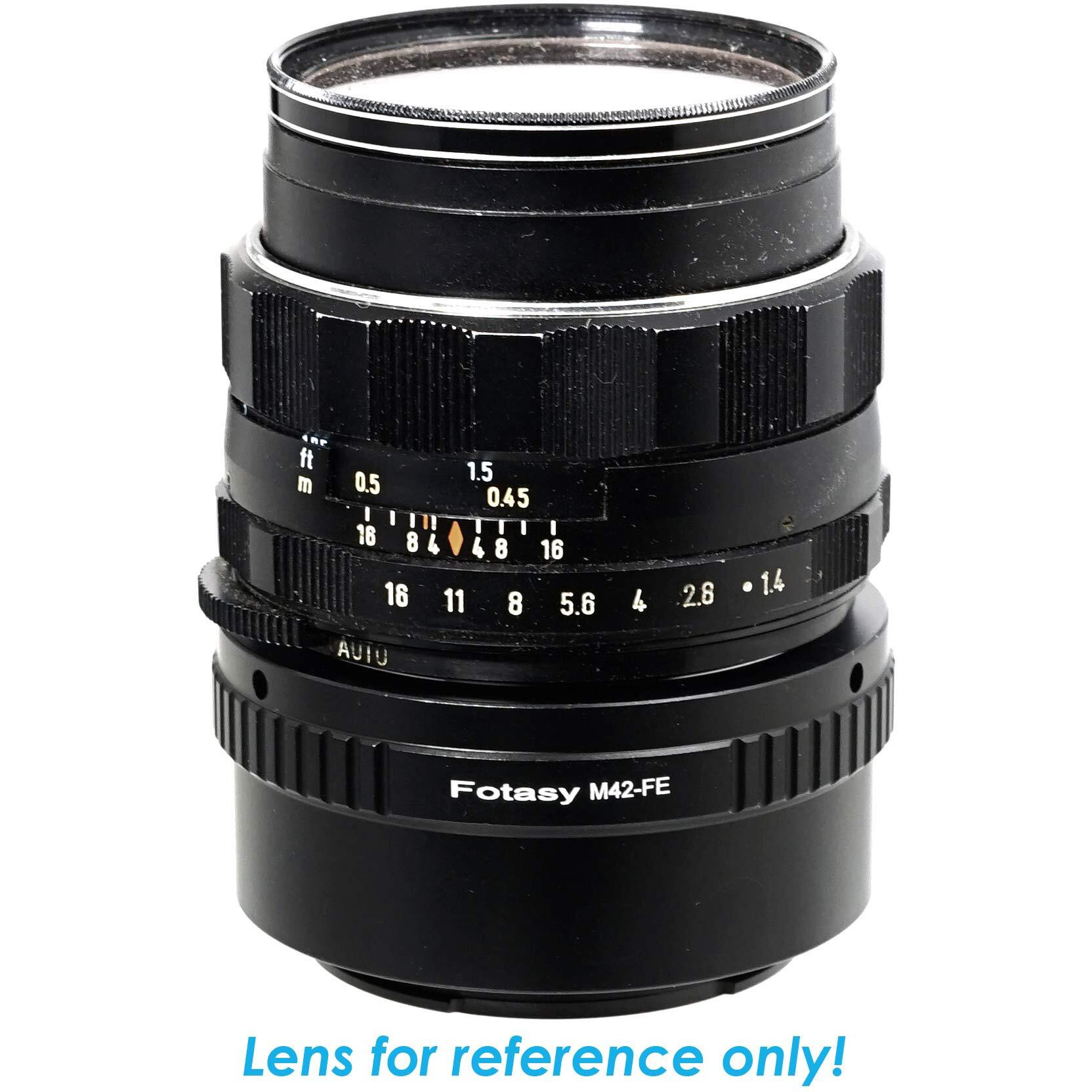 Fotasy Copper Adjustable M42 Lens To E Mount Adapter  42Mm Screw Mount To E Mount  Compatible With Sony A7 A7R A7S Ii Iii Iv A9 A7C Alpha 1 A6600 A6500 A6400 A6300 A6100 A6000 A5100 A5000 A3500 Zv-E10