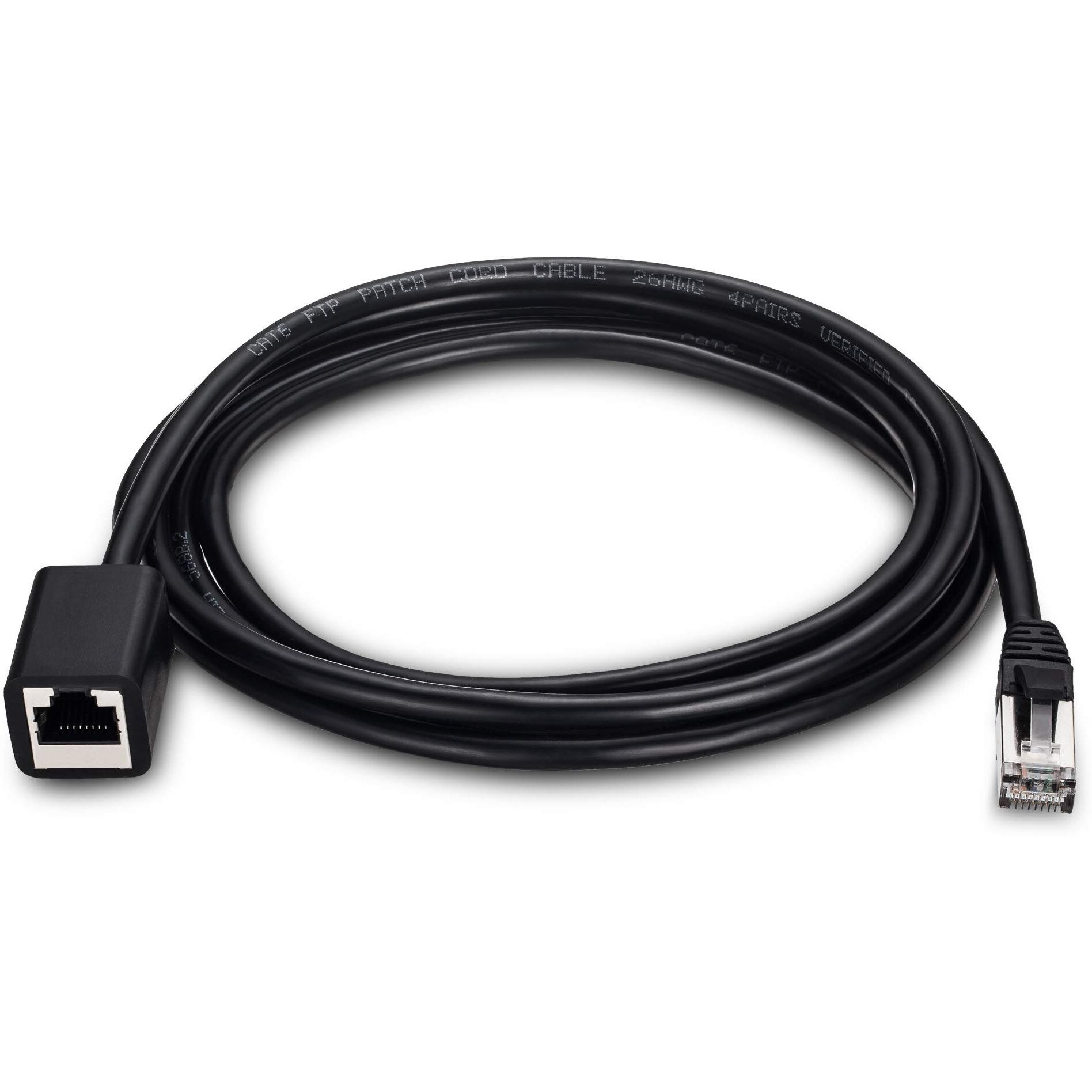 Ruaeoda Ethernet Extension Cable 30 Ft  Shielded Network Cat6 Extension Patch Cable Rj45 Cords Shielded Male To Female Connector