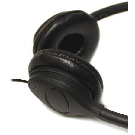 Soundnetic Sn313 Classroom Over The Head Stereo Headphones With Leatherette Earpads  Black  Count Of 25  Pack Of 1