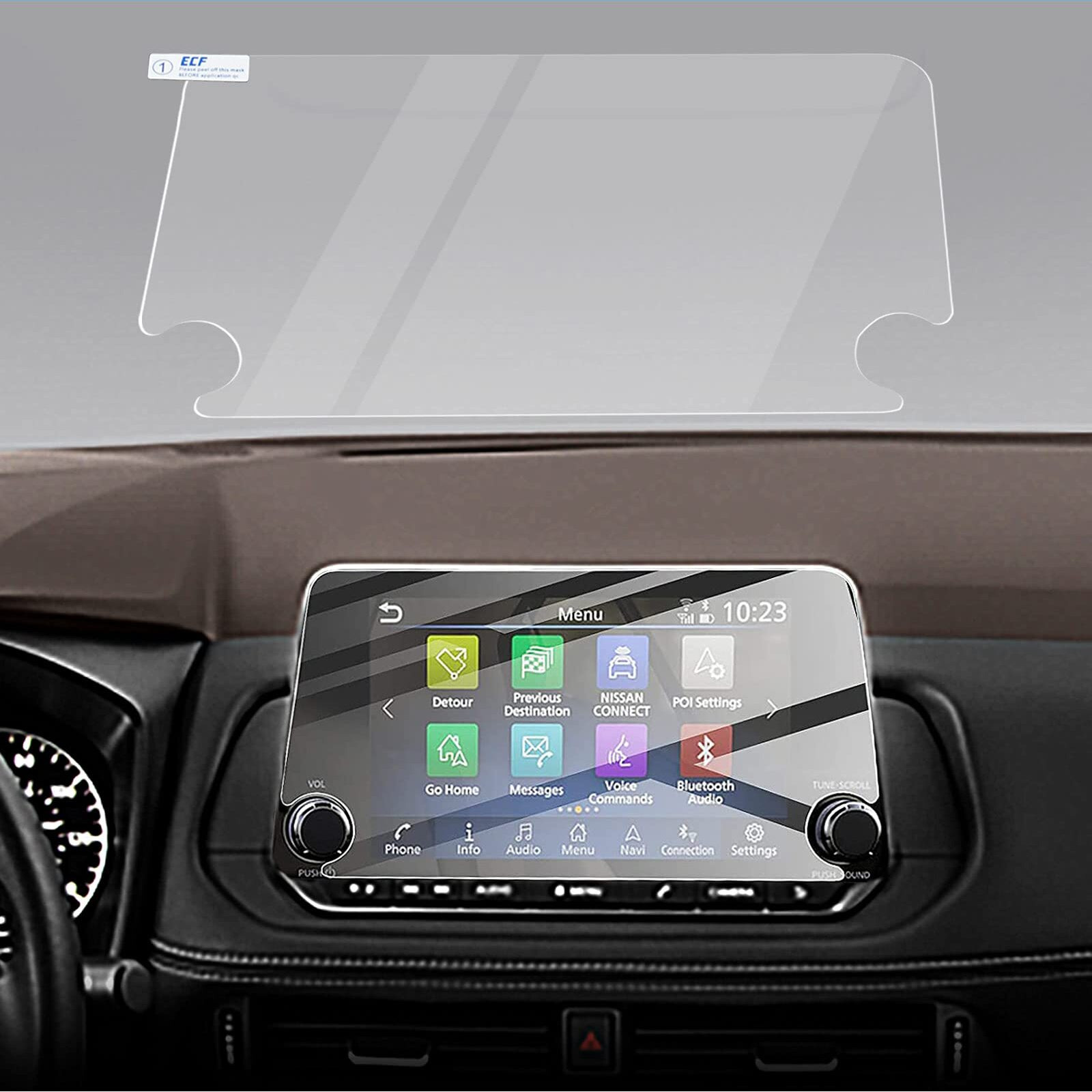 Autorder Screen Protector For 2021 2022 2023 2024 Nissan Rogue S Sv Accessories 8-Inch Tempered Glass Film Touchscreen Protector Foil (Not For Rogue Sport)