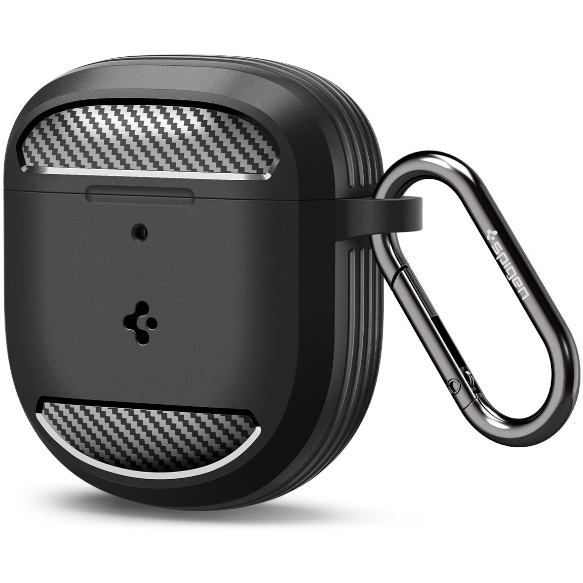 Spigen Rugged Armor Designed For Bose Quietcomfort Ultra Earbuds Case (2023) And Bose Quietcomfort Earbuds Ii Case (2022) - Matte Black