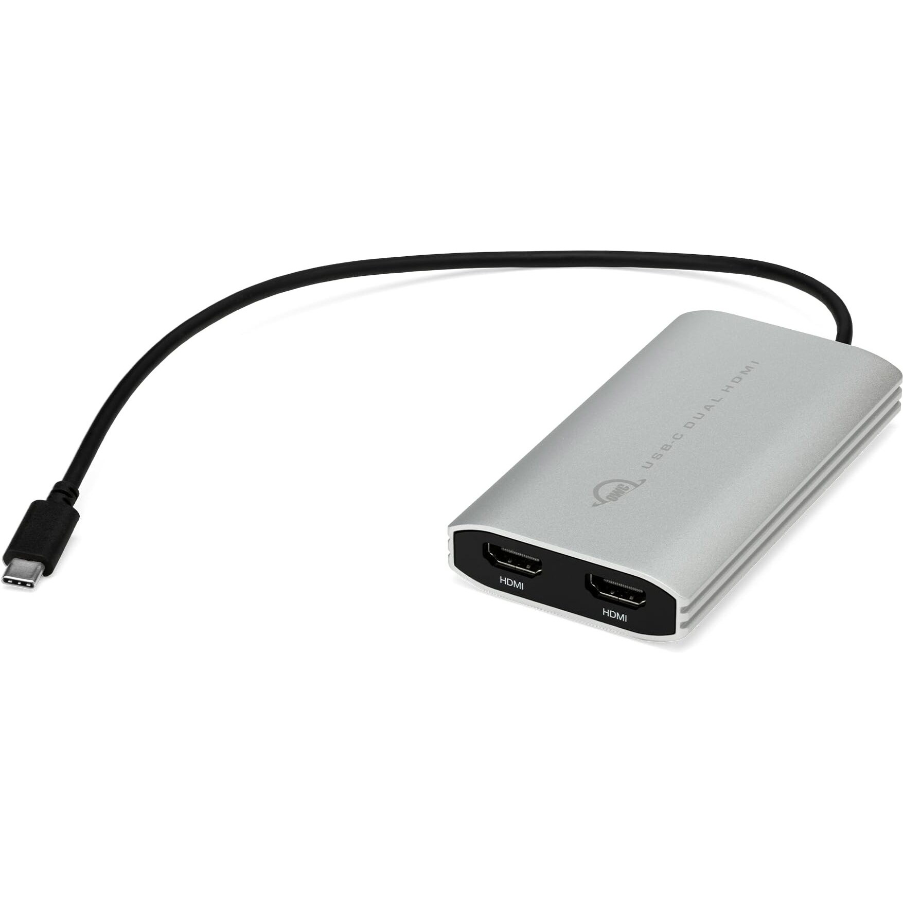 Owc Usb-C To Dual Hdmi 4K Display Adapter With Displaylink For Apple M1 Mac Or Any Mac Or Pc With Usb-C Or Thunderbolt