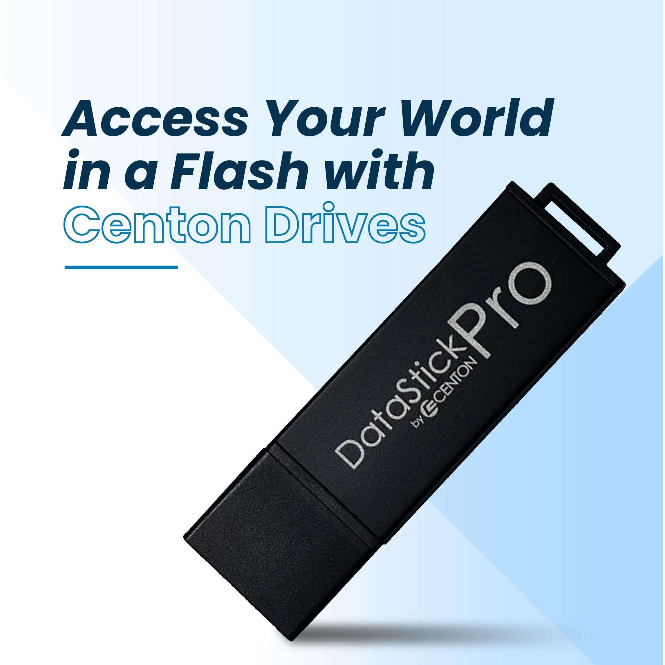 Centon Electronics Mp Valuepack Usb 3.2 Gen1 Datastick Pro Flash Drive  8 Gb  5 Usb Flash Drives  5 Pack  Black