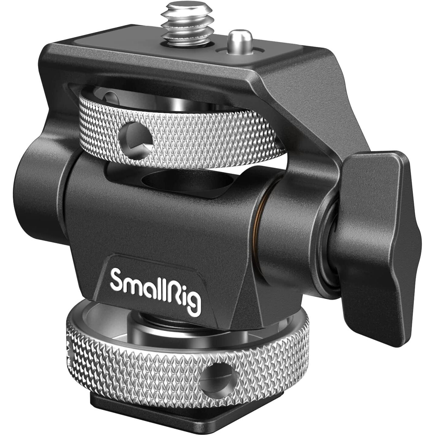 Smallrig Field Monitor Mount Monitor Holder Swivel And Tilt Adjustable With Cold Shoe Mount For 5"" And 7"" Monitor - 2905