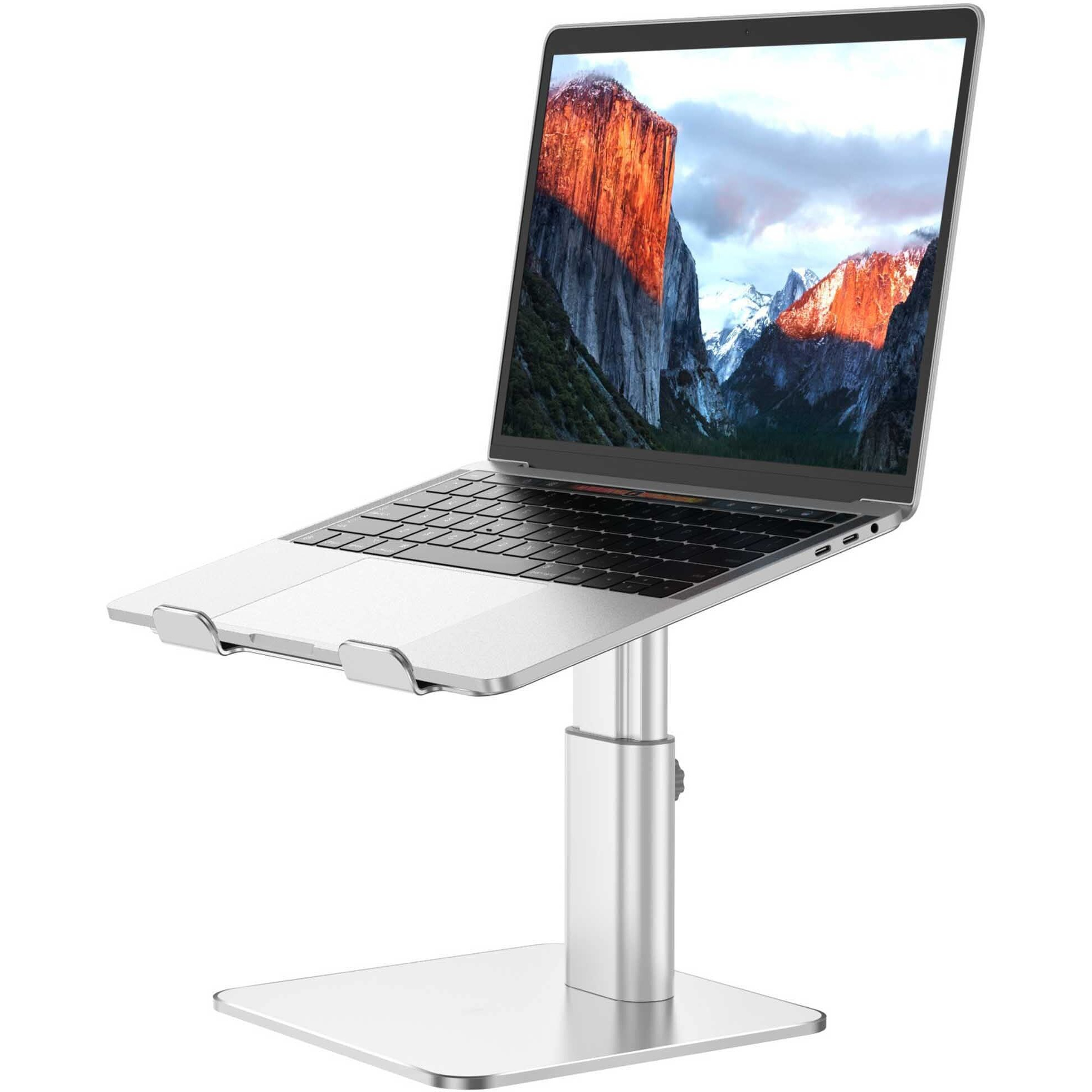Besign Lsx6N Laptop Stand  Ergonomic Adjustable Notebook Riser Holder  Computer Stand Compatible With Air  Pro  Dell  Hp  Lenovo More 10-15.6"" Laptops  Silver