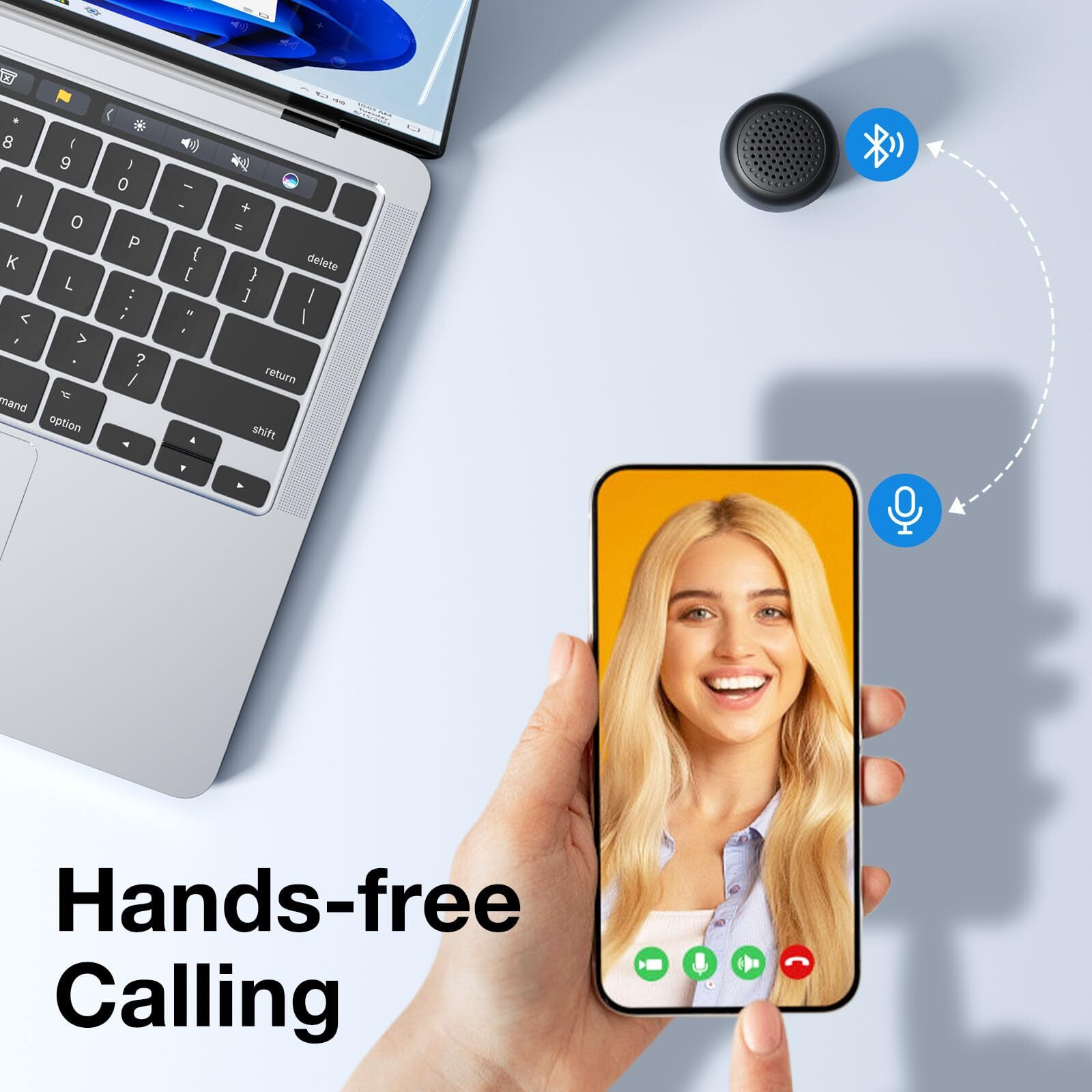 Leicex Mini Bluetooth Speaker  Small Tiny Portable Bluetooth 5.0 Speakers Perfect For Outdoor Indoor(Black)