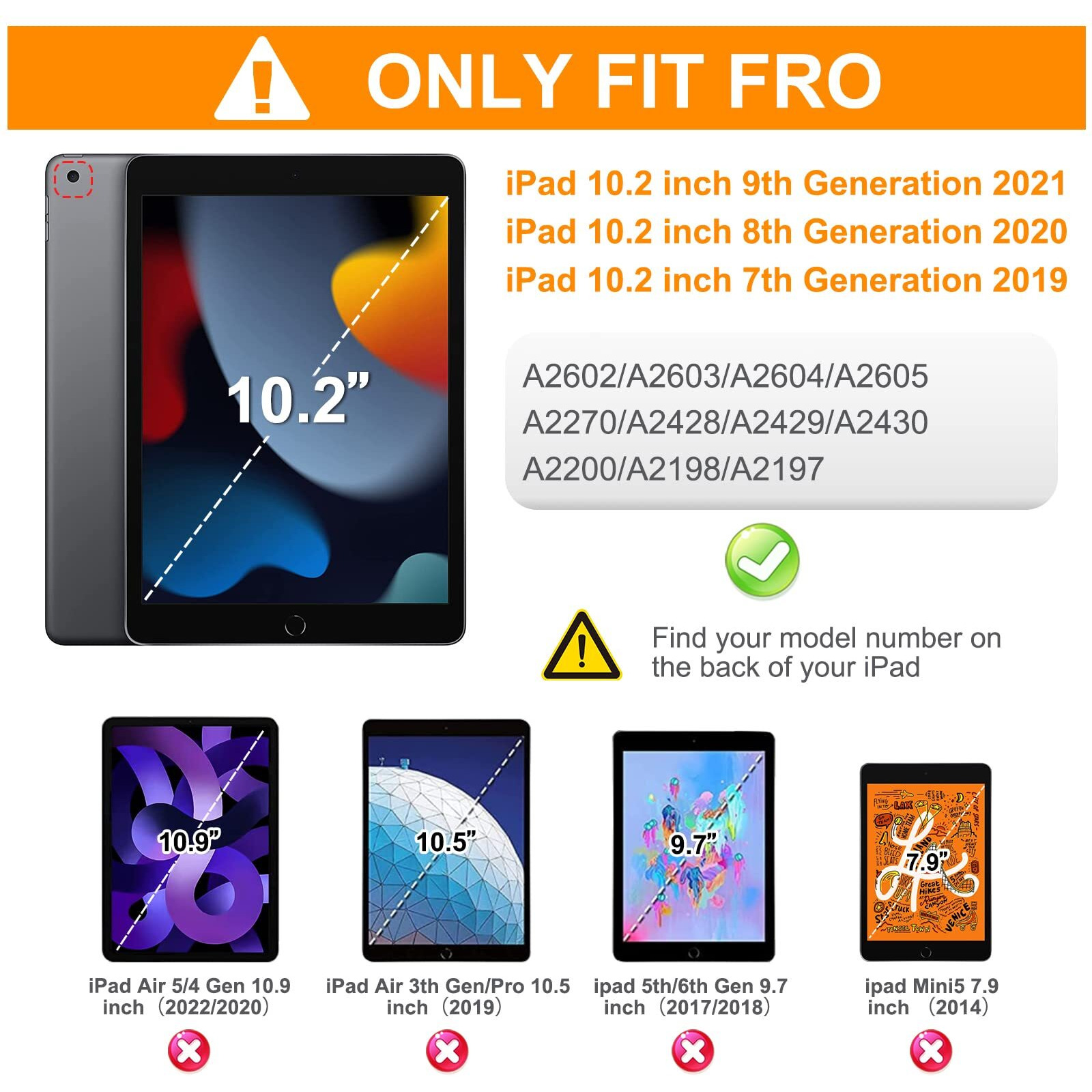 Braecn Case For Ipad 9Th/8Th/7Th Gen  Protective Kids Silicone Case With Shoulder Strap  Handle Grip  Stand  Built-In Screen Protector  Pencil Holder For Ipad 10.2 9/8/7 Gen 2021/2020/2019-Rose Gold