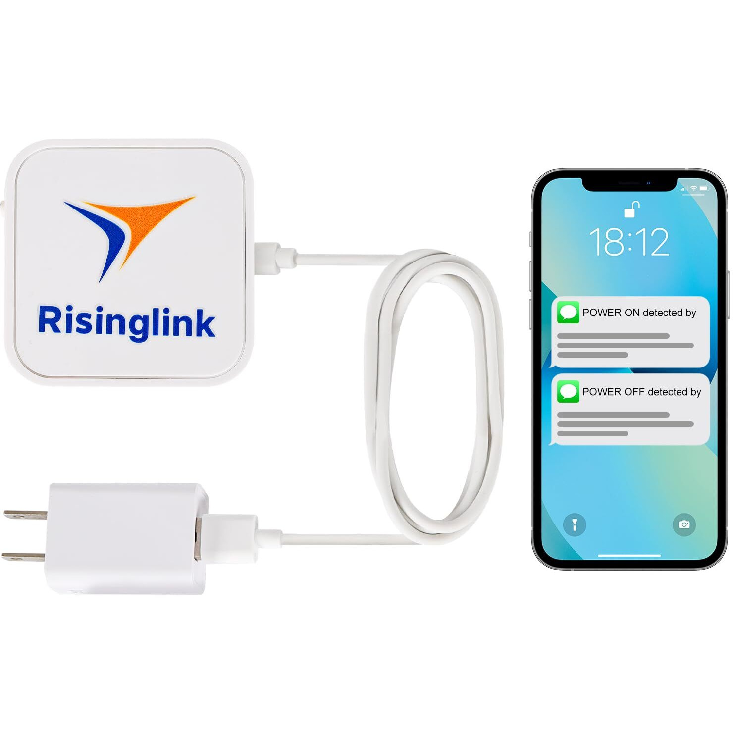 Risinglink Power Failure Alarm  Power Failure Detector  With Email  Text Message  And Audio Alerts(2Nd Generation)