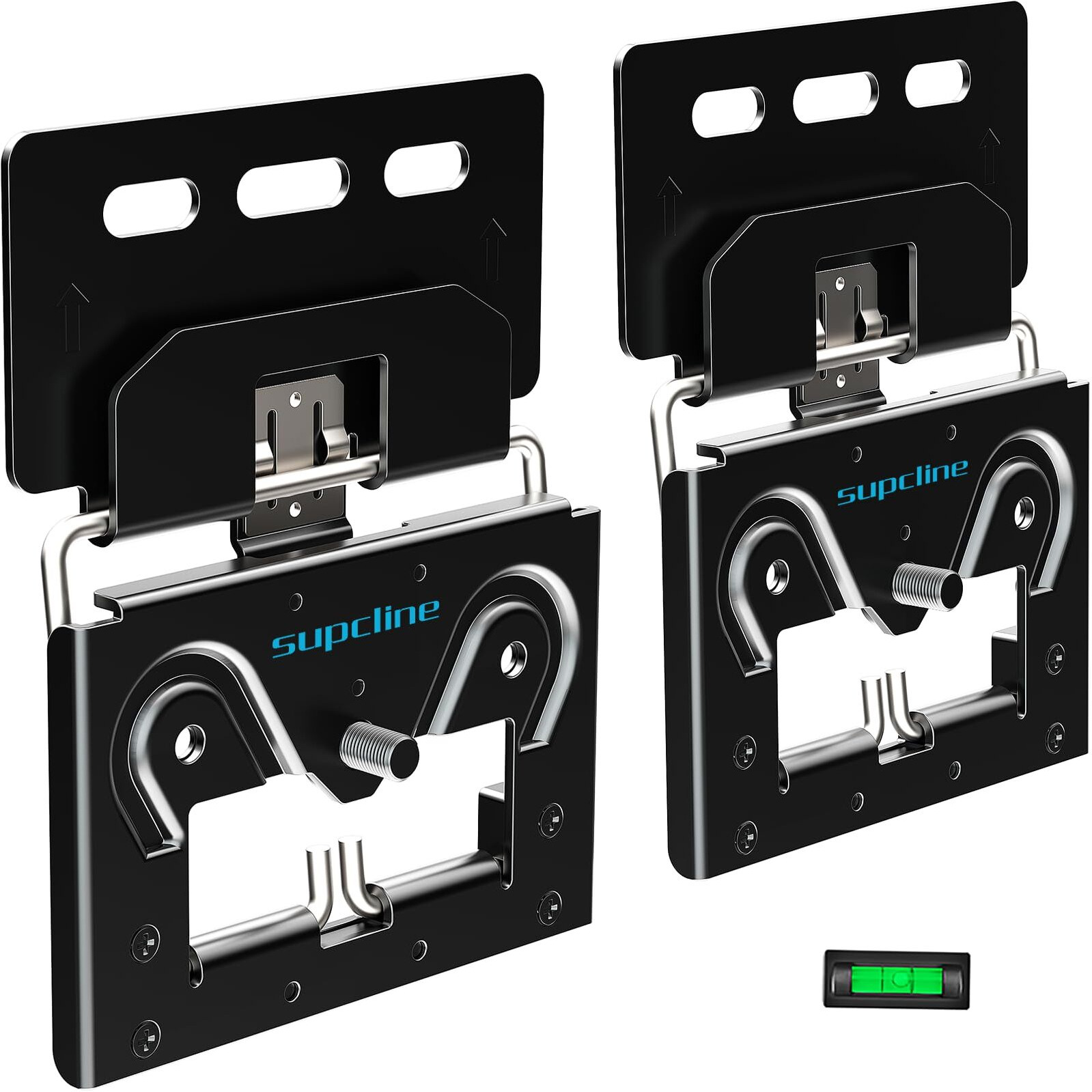 Supcline Ultra Slim Fit Tv Wall Mount Compatible With 14""- 80"" 4K Led Lcd Qled Flat Tv & Frame Tv  Micro-Gap Low Profile Tv Mount  Minimalist Look  Blends Any Interior  Hold Up To 100Lbs