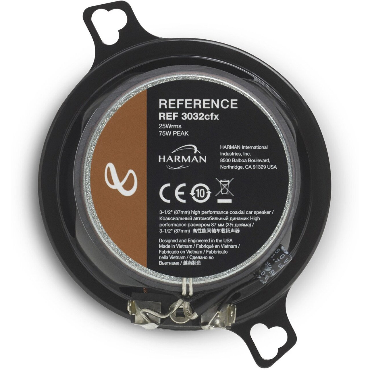 Infinity Ref-3032Cfx Reference 3.5 Inch Two-Way Car Audio Speaker