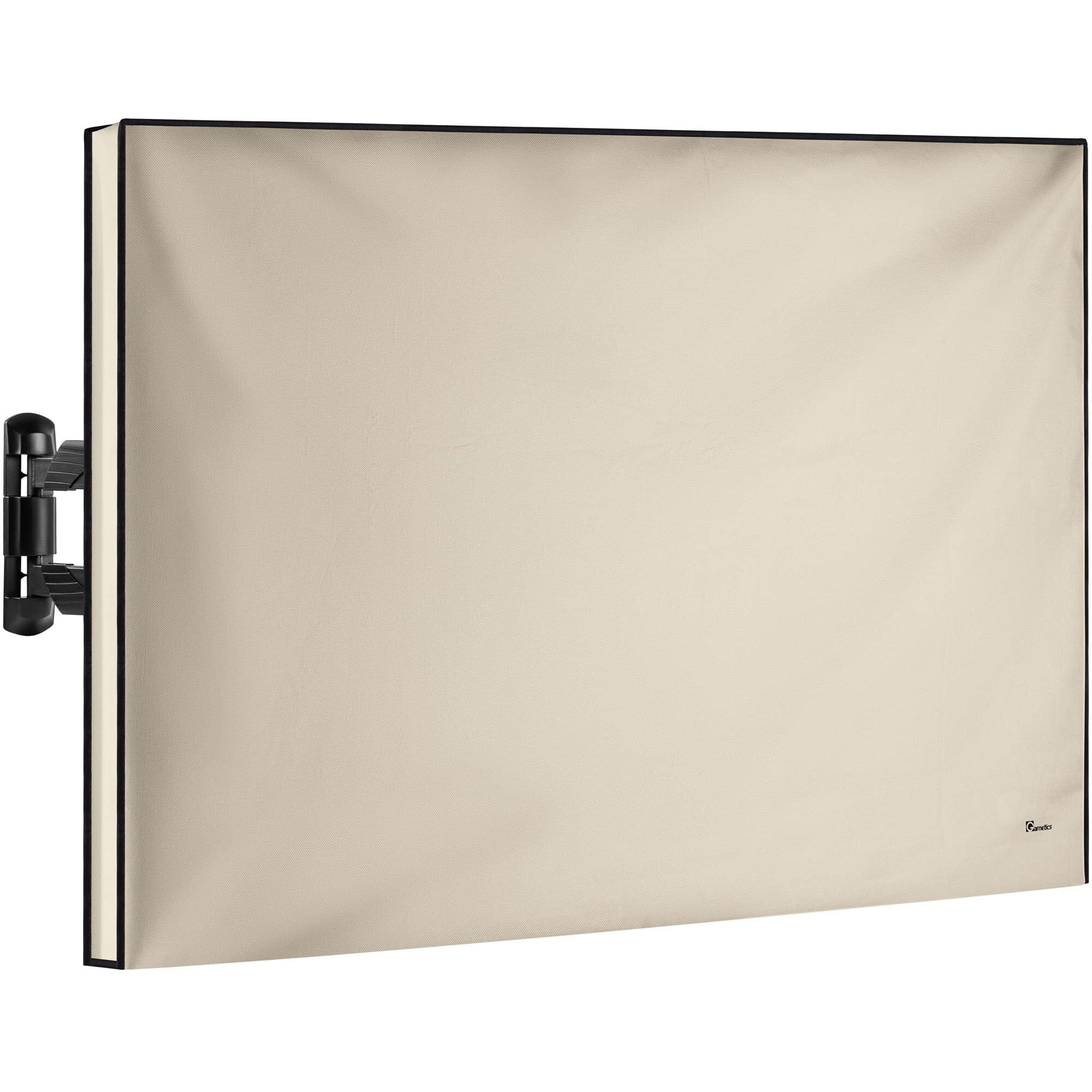 Outdoor Tv Cover 55 Inch Weatherproof And Waterproof | Tv Cover For Outside 55 | Outdoor Tv Enclosure | Smart Shield Tv Screen Protector For Outside Tv | 55 Inch Tv Cover Outdoor | Tv Display Protectors - Beige