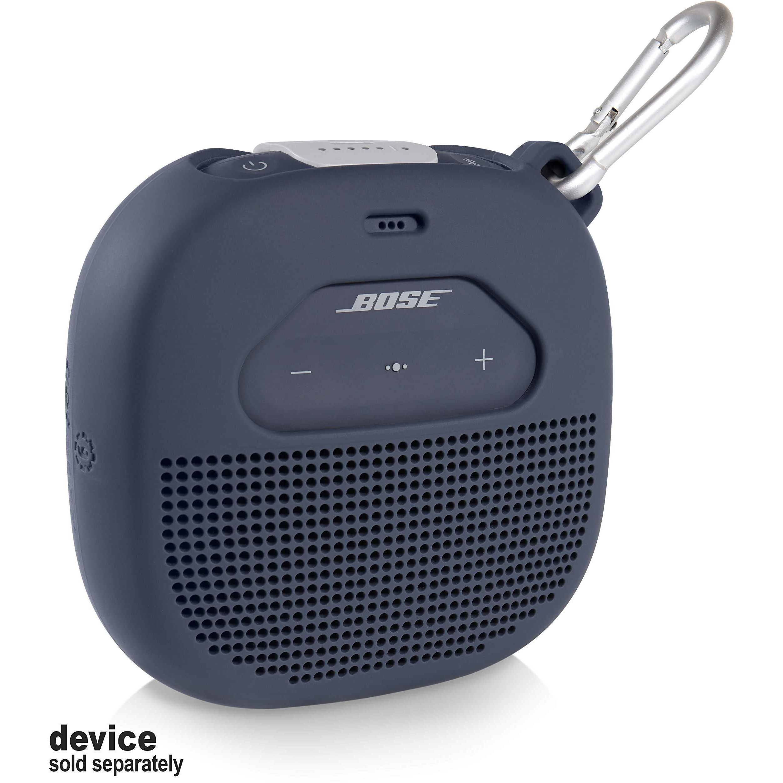 Silicone Cover Sleeve For Bose Soundlink Micro Portable Outdoor Speaker  Customized Design Skin Protecting In All 6 Directions  Best Matching In Shape And Color(Midnight Blue)