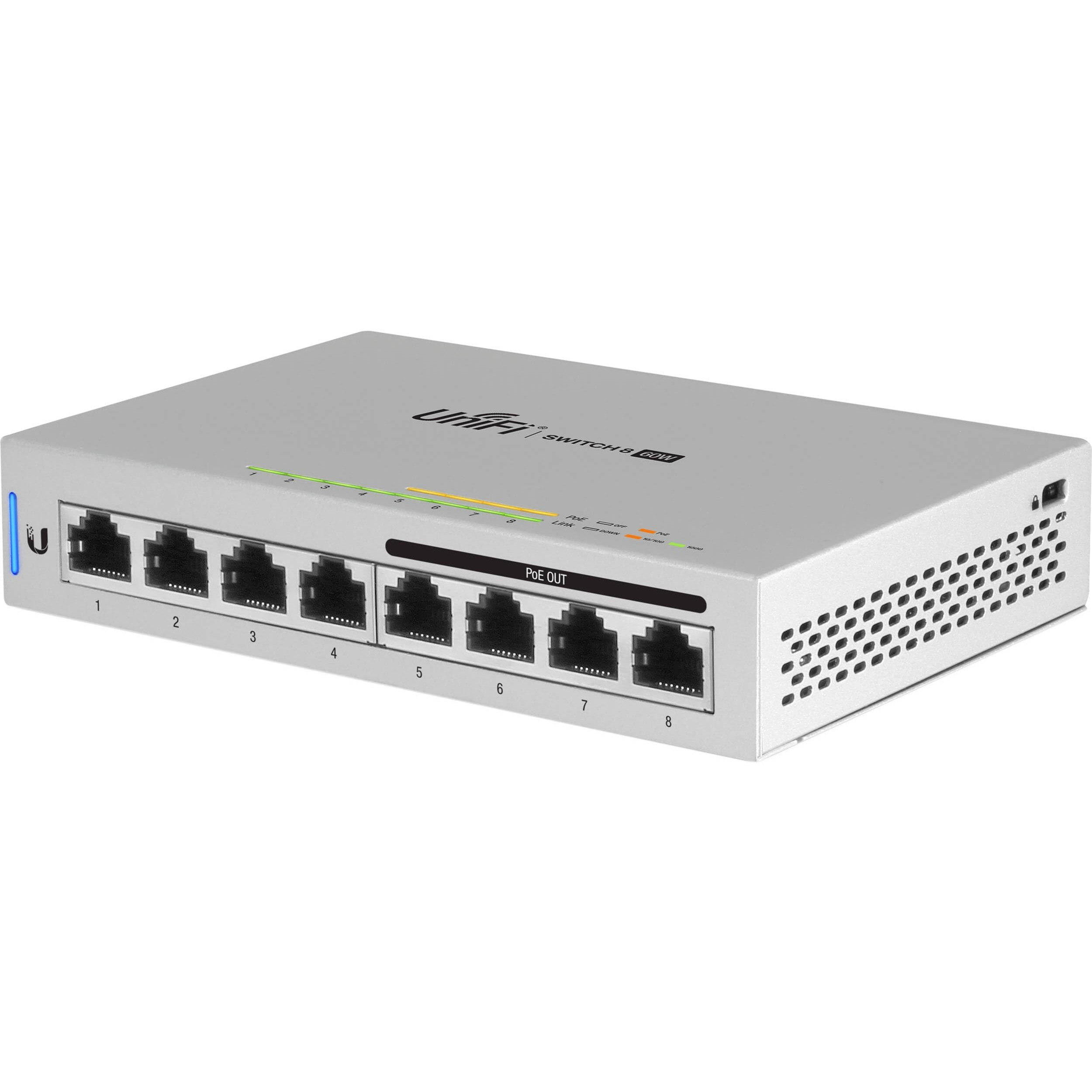Ubiquiti Networks Us-8-60W Unifi 8-Port Gigabit Poe Compliant Managed Switch