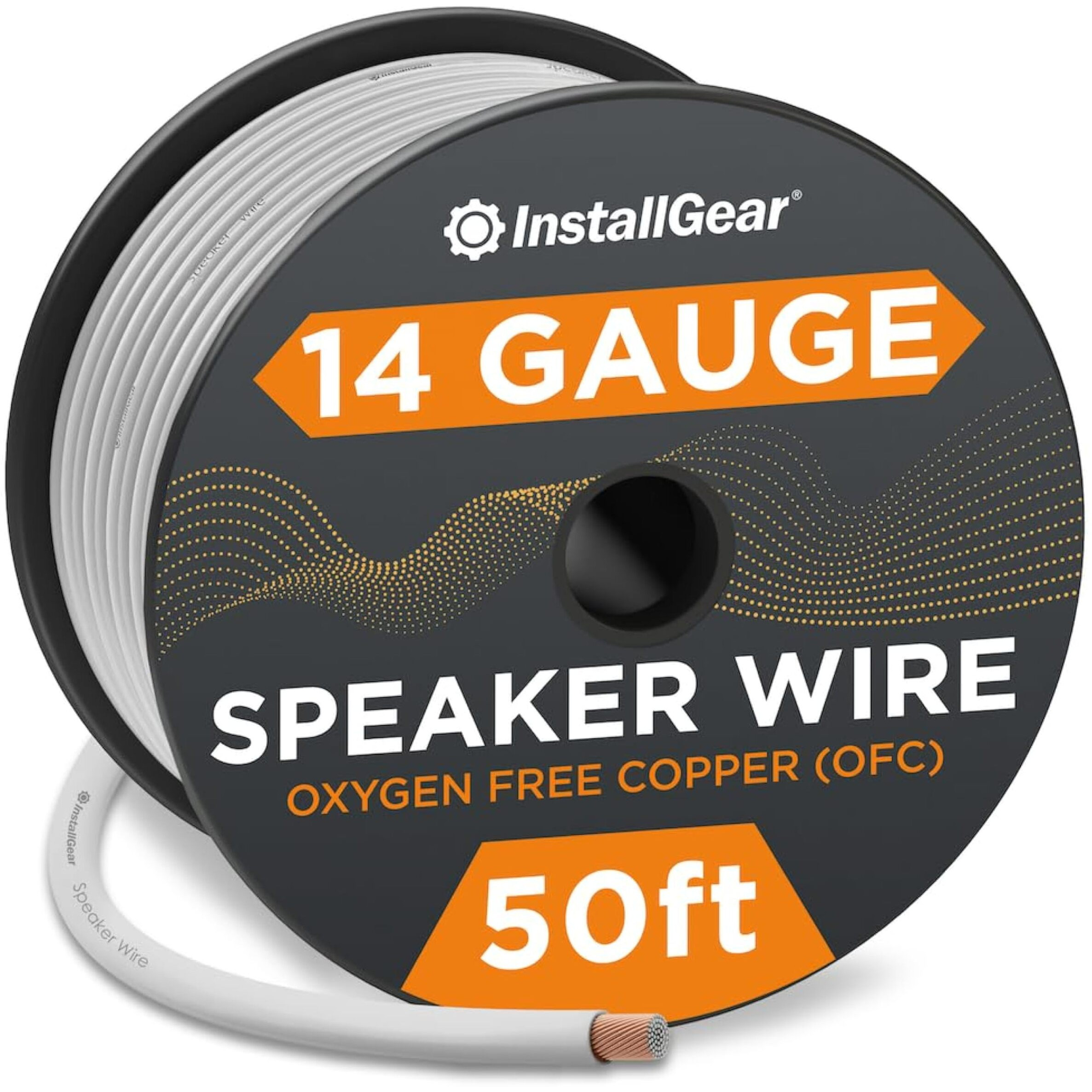 Installgear 14 Gauge Tinned Ofc Heavy Duty Boat Marine Speaker Wire  50 Feet | White Speaker Cable | Ofc Speaker Wire 14 Gauge | Marine Wire 14 Gauge Wire For Outdoor  Automotive  And Marine