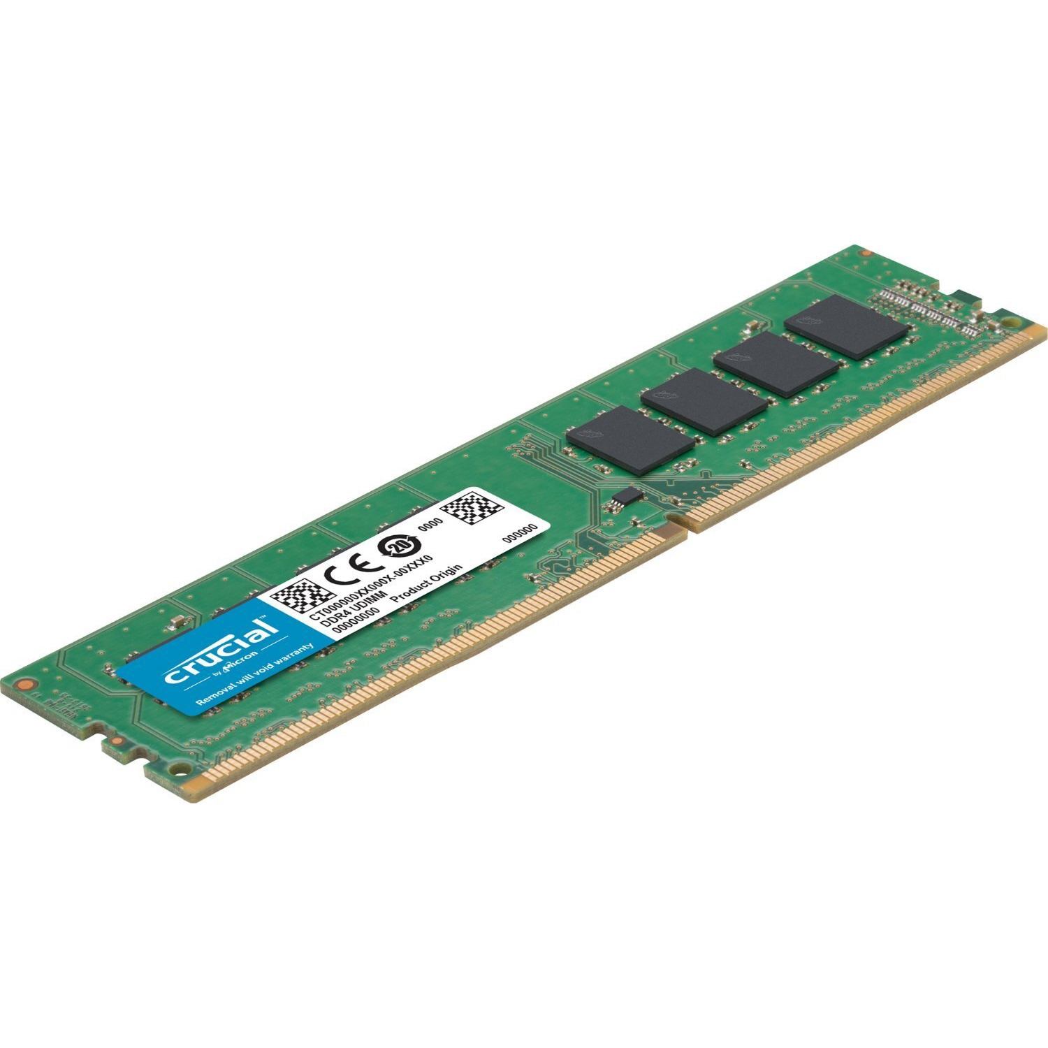 Crucial 8Gb Single Ddr4 3200 Mt/S (Pc4-25600) Cl22 Sr X8 Unbuffered Dimm 288-Pin Memory - Ct8G4Dfs832A