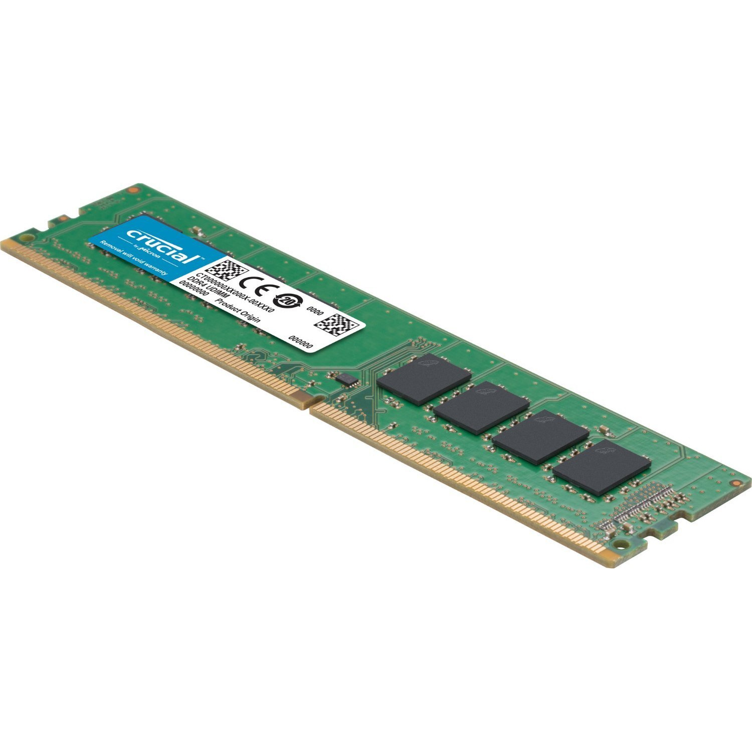 Crucial 8Gb Single Ddr4 3200 Mt/S (Pc4-25600) Cl22 Sr X8 Unbuffered Dimm 288-Pin Memory - Ct8G4Dfs832A