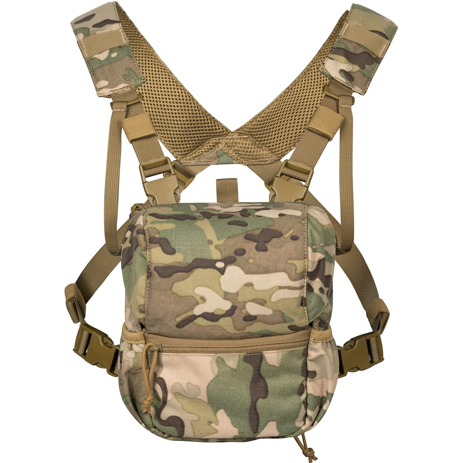 Vismix Binocular Harness  Adjustable Binocular Harness Chest Pack With Rain Cover For Hunting Hiking Shooting