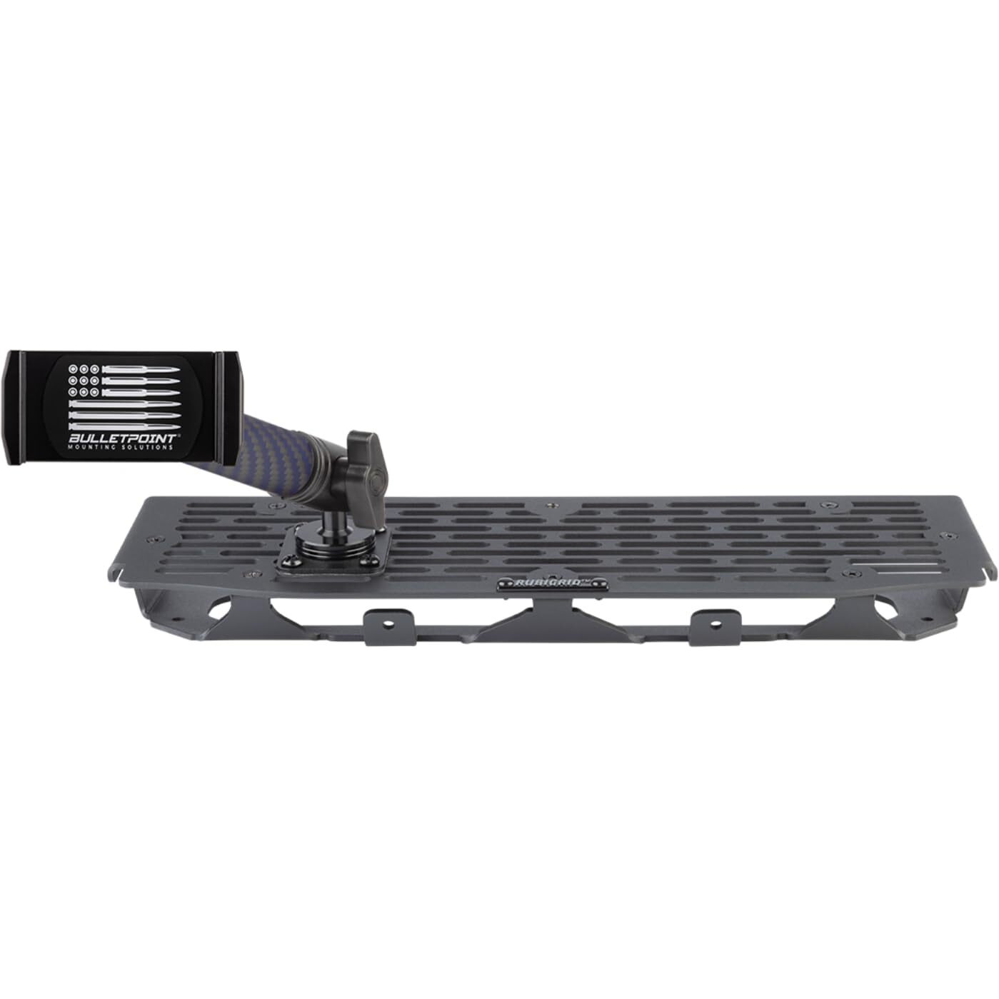 Bulletpoint Rubigrid Metal Dash Mount Phone Holder & Action Camera Mount Compatible With 2021+ Ford F-150 And Ford Raptor