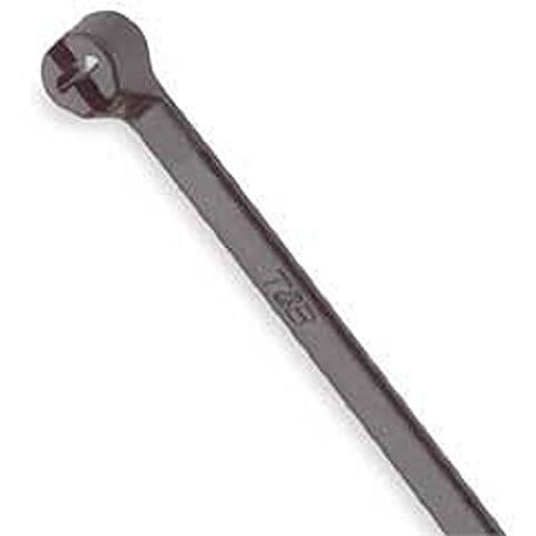 Ty-Rap Ty5253Mx Cable Tie  50Lb 11.6"" Length  Ultraviolet Resistant  Black Nylon With Stainless Steel Locking Device Distributor  Temperature Range -40-185 (Pack Of 100)