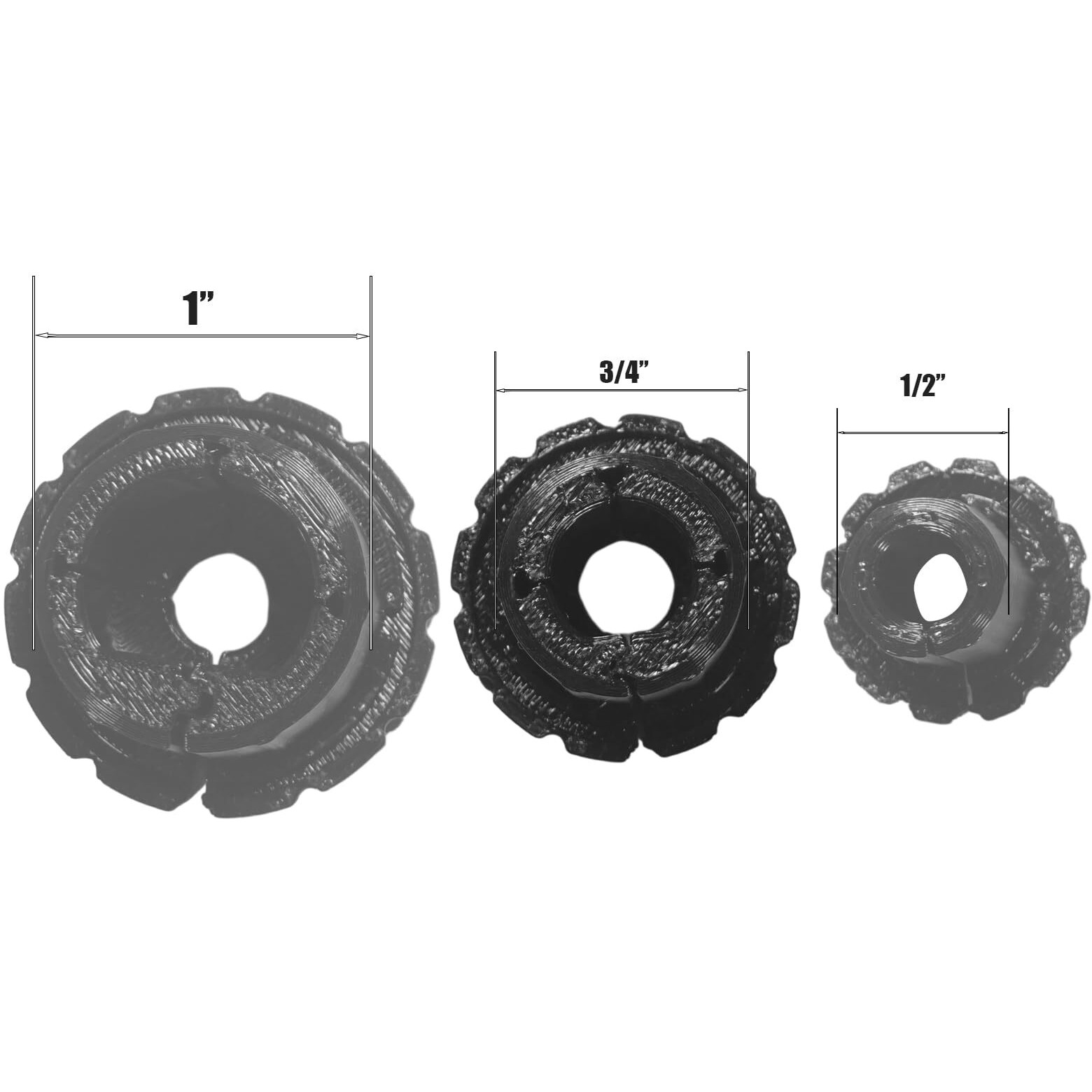 1/2 Inch 3/4 Inch 1 Inch Wall Grommet For Starlink Cables Starlink Cable Routing Kit Star Link Accessories (Black 3/4 Inch 2 Packs)
