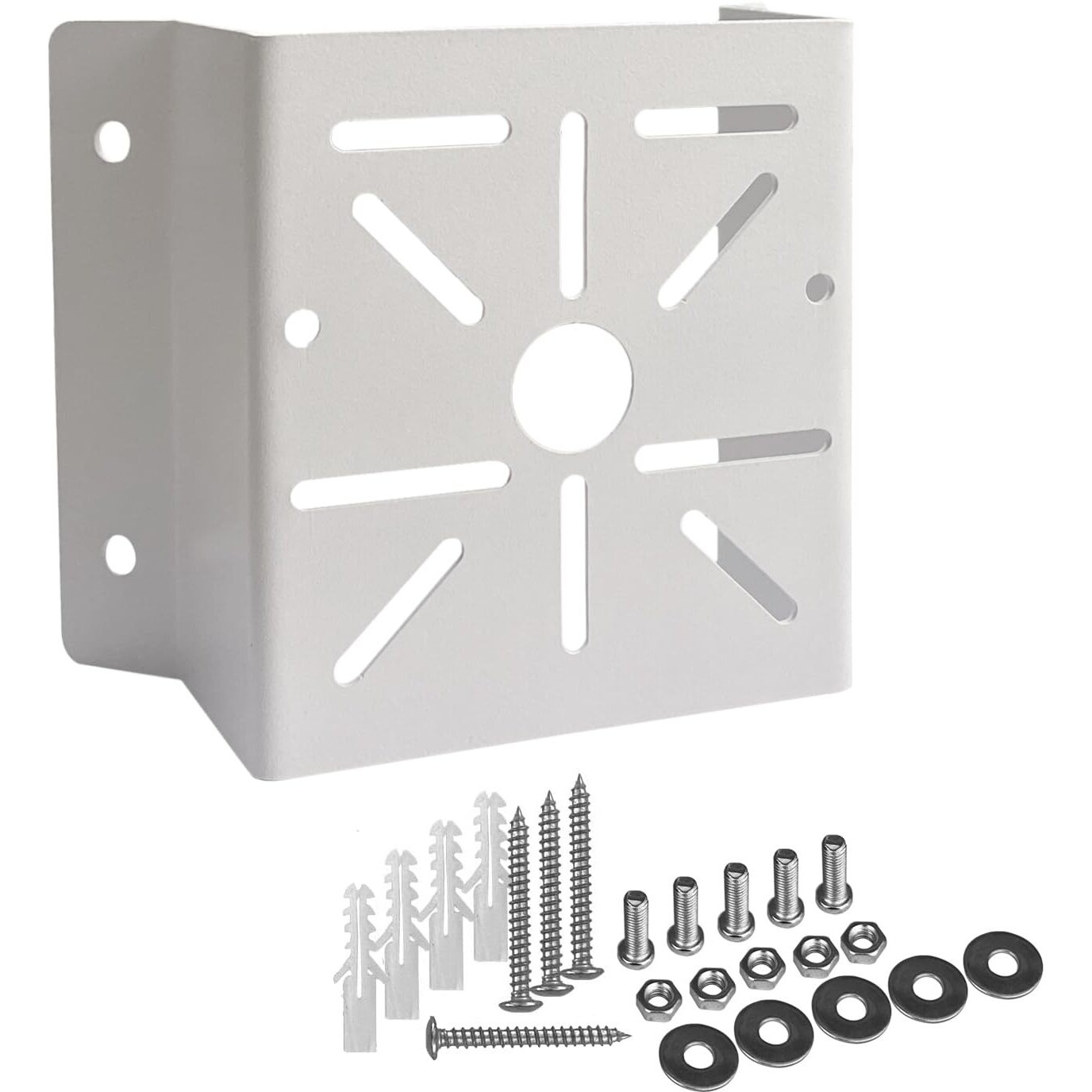 Witi Universal Corner Mount For Security Camera  Solid Metal Mounting Corner Bracket For Wall Mount Corner  Suitable For Cctv Cameras Led Wall/Stage Lights  Solar Panels