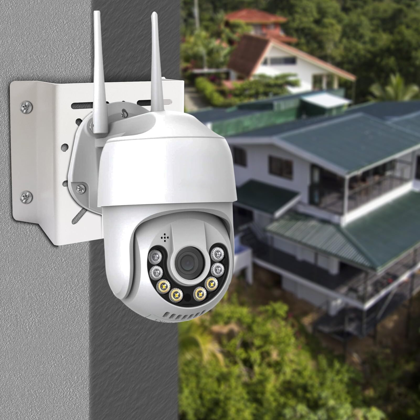 Witi Universal Corner Mount For Security Camera  Solid Metal Mounting Corner Bracket For Wall Mount Corner  Suitable For Cctv Cameras Led Wall/Stage Lights  Solar Panels