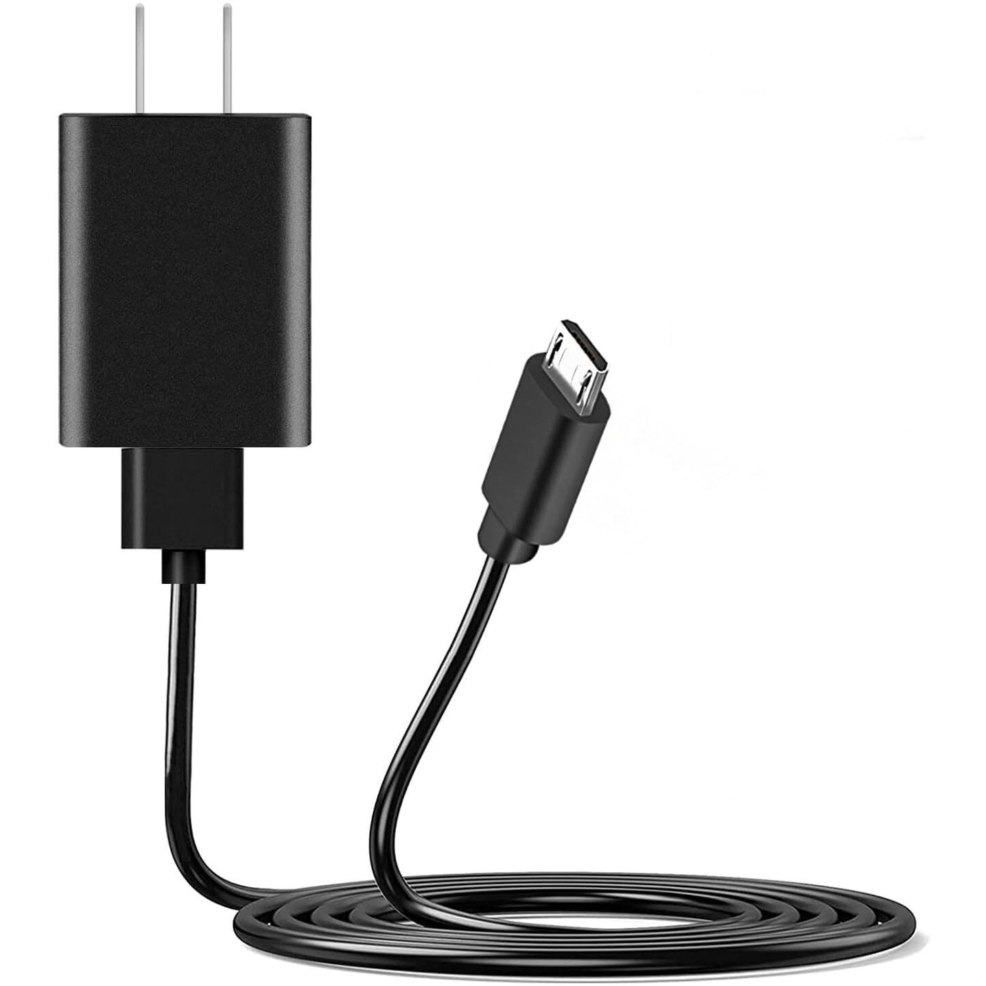 Kuevka 6Ft Charger Compatible For Tandem TSlim X2 Insulin Pump Wall Charger  Usb Micro Cable For Tandem Diabetes Care Charger Cable  Tandem Pump Accessories Charging Power Cord (Black)