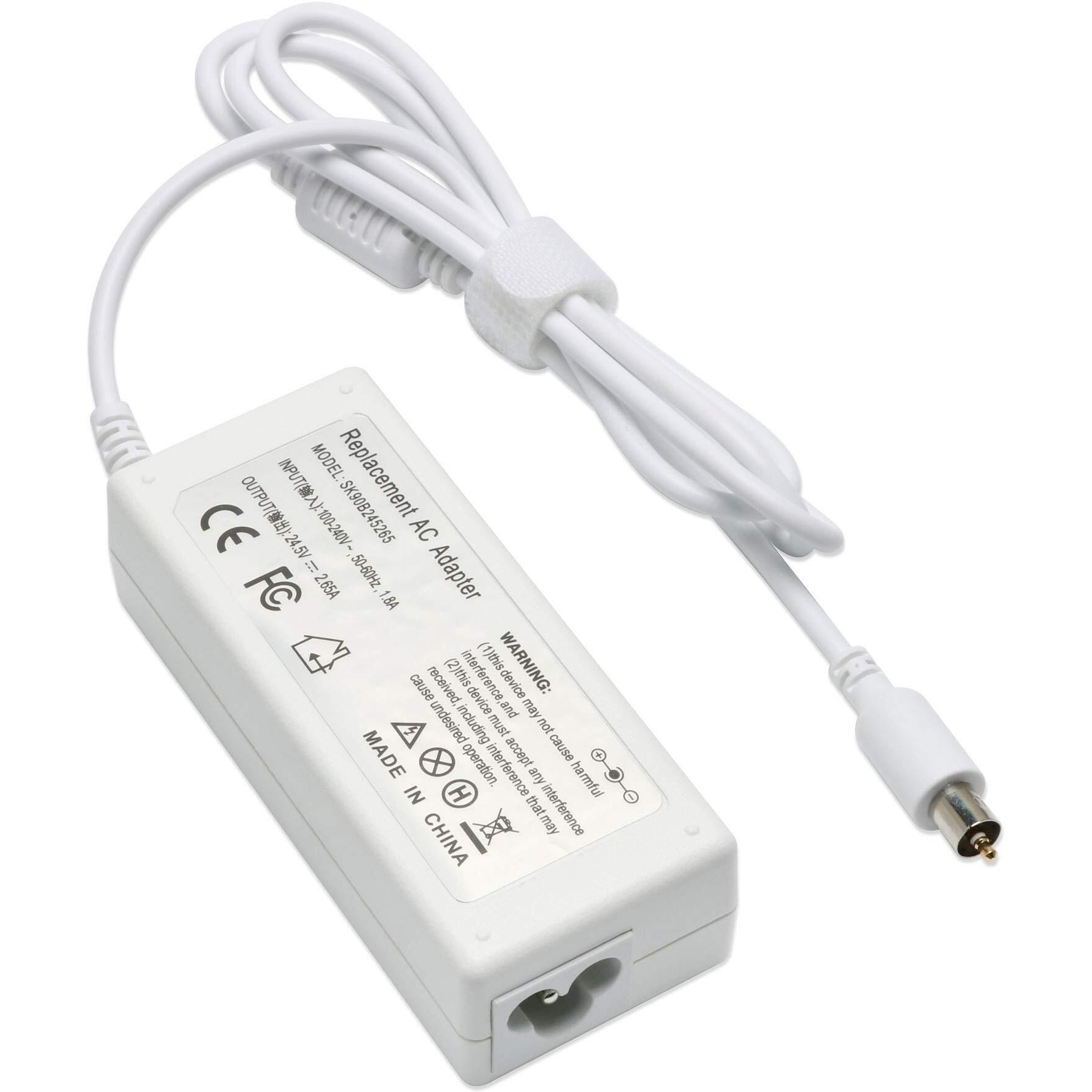 New 65W 24.5V 2.65A Replacement Ac Adapter Laptop Charger Compatible With Apple Powerbook Ibookg4  Ibook G4 Series 15.2-Inch With Size 7.7Mmx2.5Mm