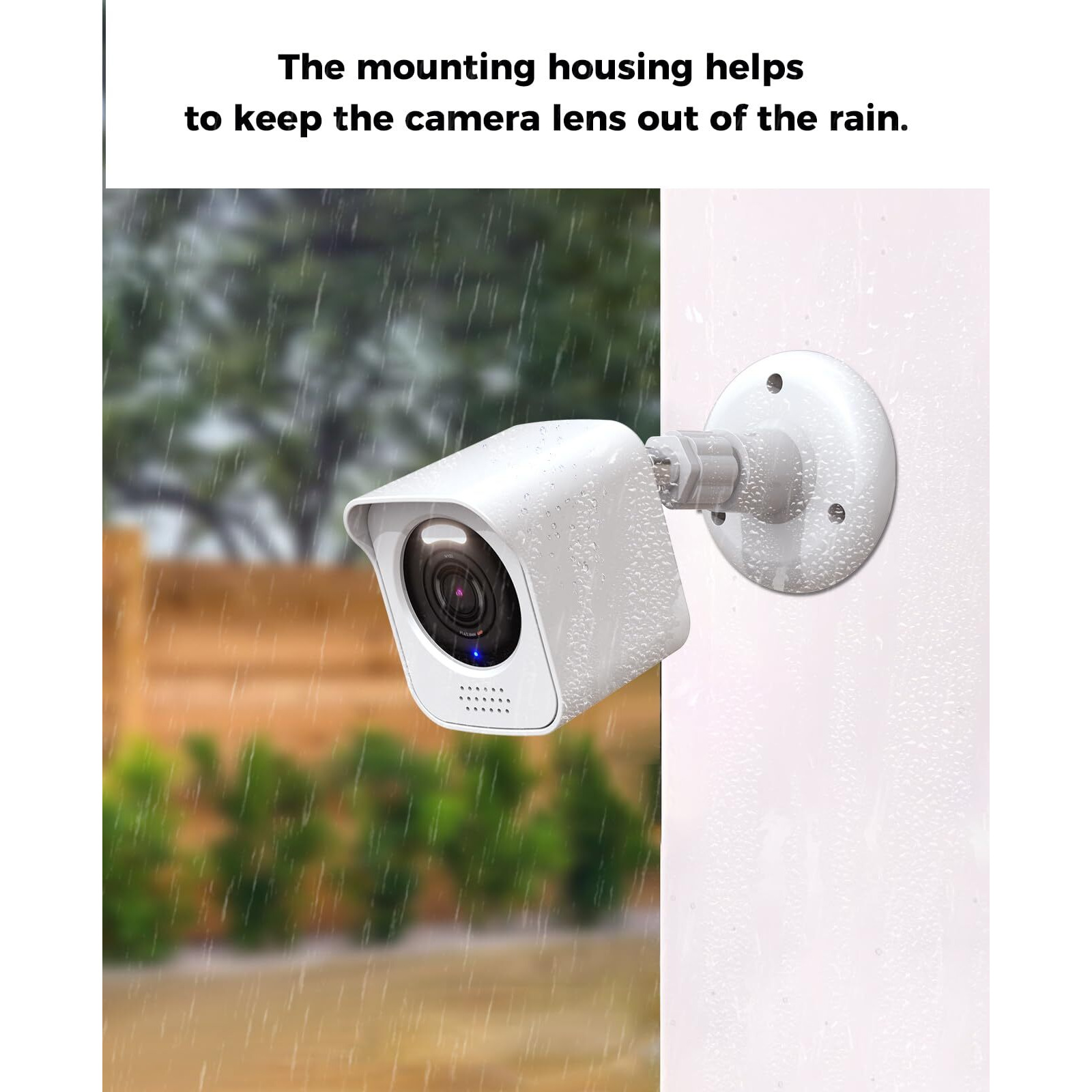 Kmouants All-New Wyze Cam V4 Camera Surveillance Mount  Compatible With Wyze Cam V4 Only Weatherproof Protective Housing And 360 Degree Adjustable Mount (Wyze Camera Are Not Included)
