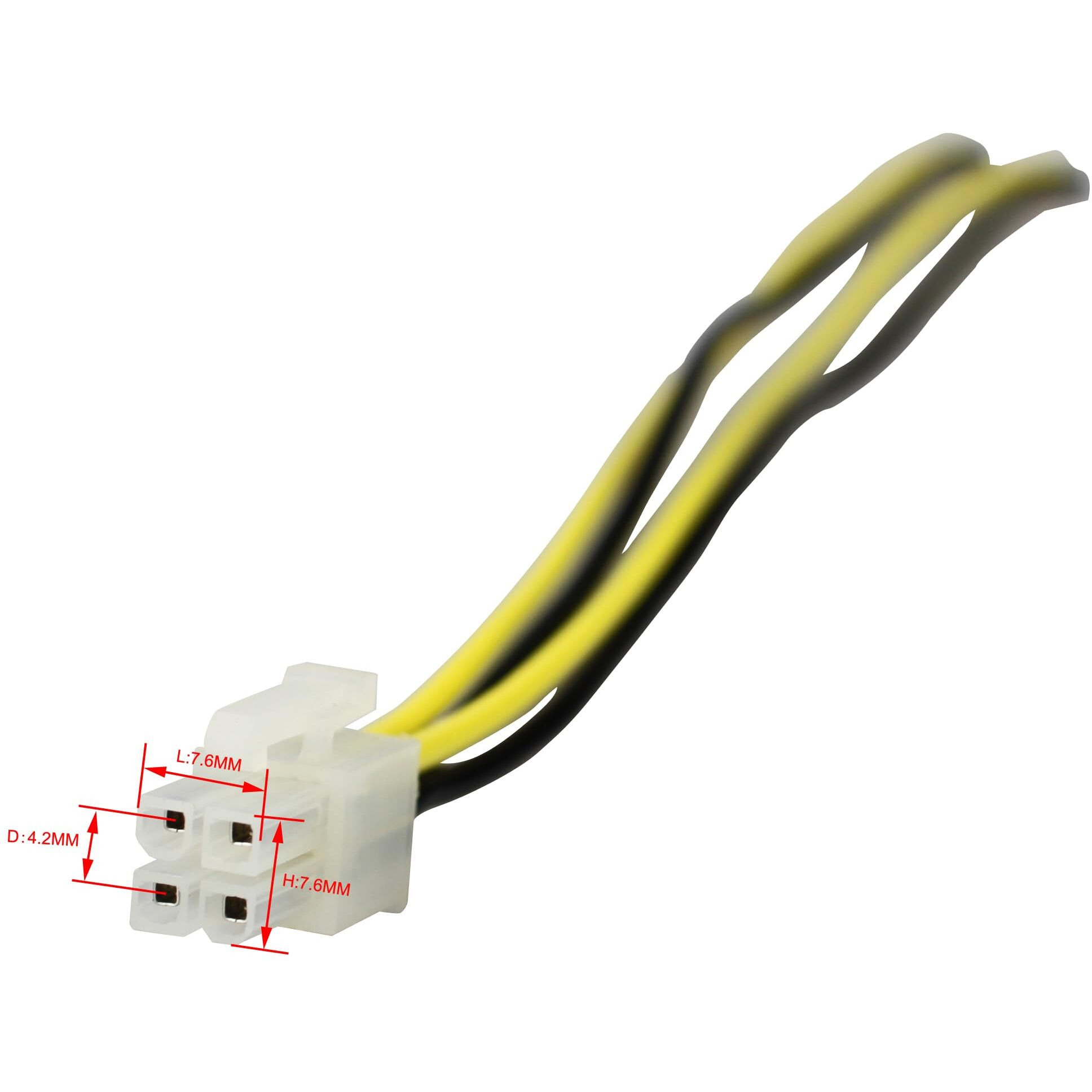 Yongjiangxia Speaker High Level Input Plug 4-Pin Compatible With Alpine Amplifier Mrv Mrp V12 V-Power Flex