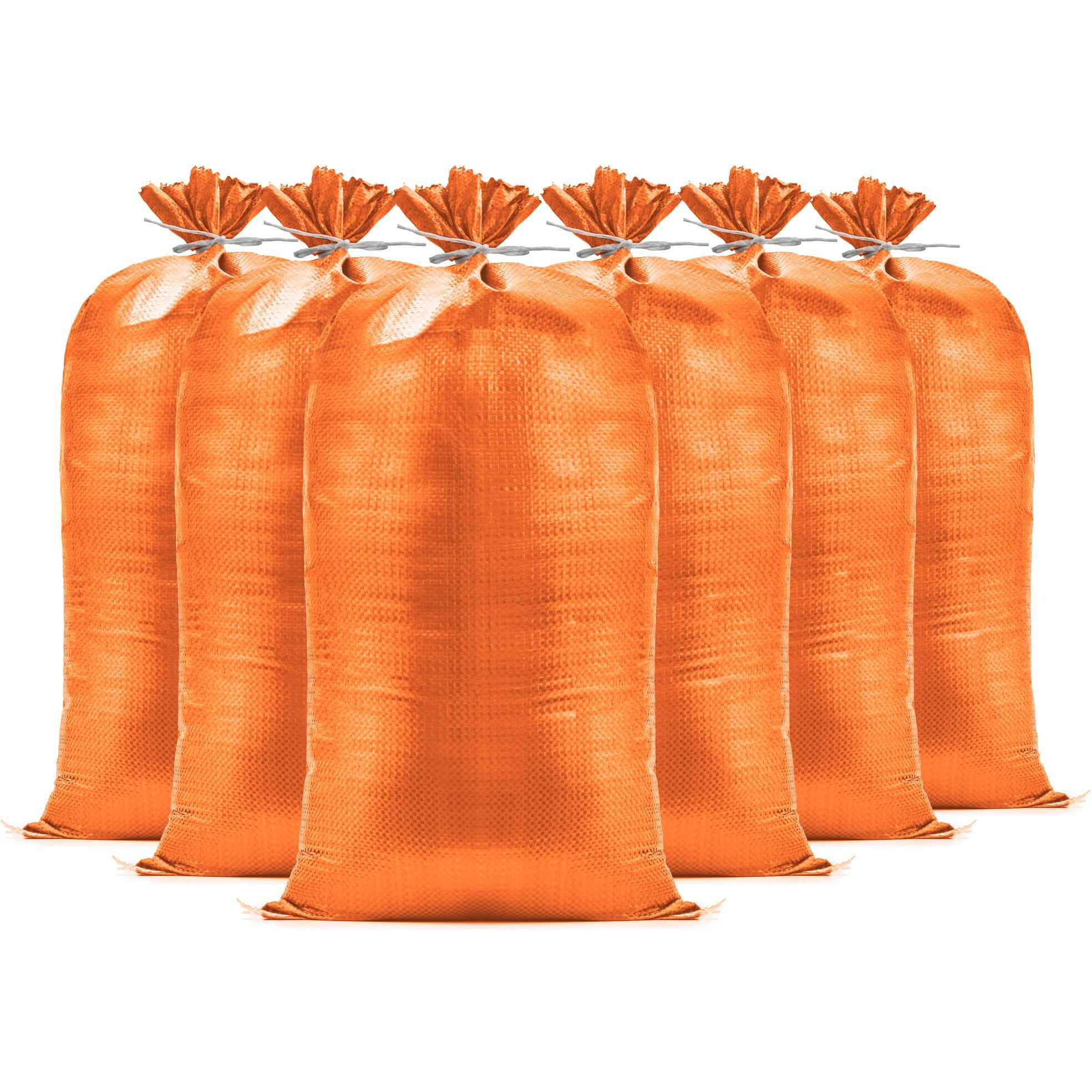 (Not Made In China) Heavy Duty Sand Bags For Flooding  Empty W/Tie Strings  Uv Protection For 1600 Hours  Flood Water Barrier Sandbags 14In X 26In  Sandbag For Weight  50Lb Capacity (250 Bags)