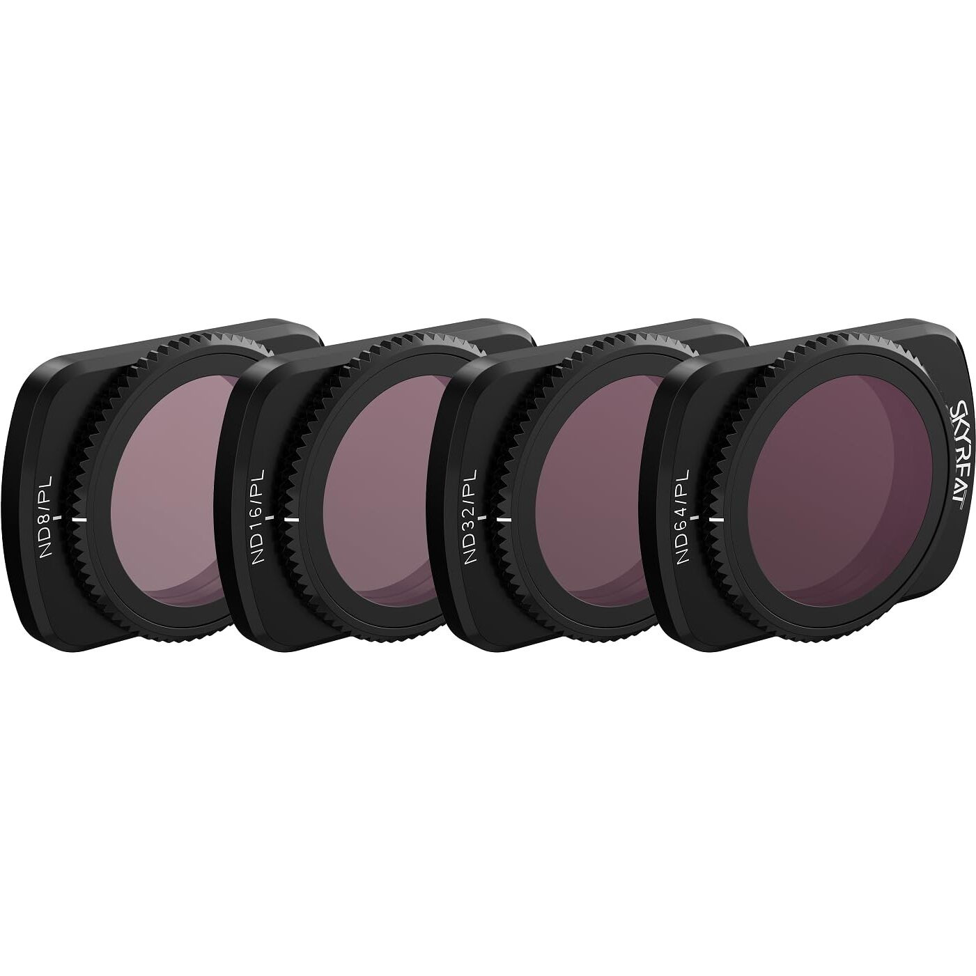 Skyreat Nd Polarized Filters Set For Dji Osmo Pocket 3 Creator Combo Accessories -4-Pack (Nd8/Pl Nd16/Pl Nd32/Pl Nd64/Pl)