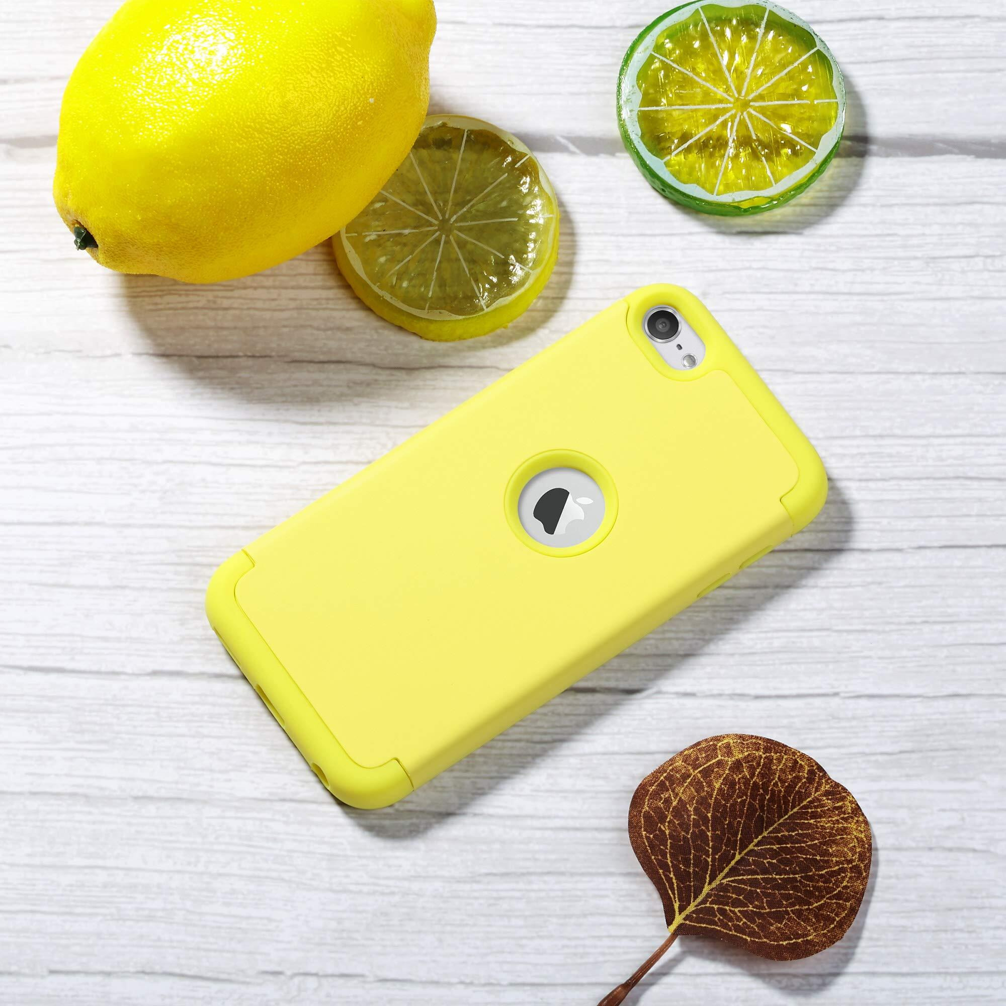 Ulak Ipod Touch 7 Case  Ipod Touch Case 6Th Generation  Ipod 5 Case  Heavy Duty High Impact Shockproof Protective Cover For Apple Ipod Touch 5Th/6Th/7Th Generation (Latest Model)  Yellow