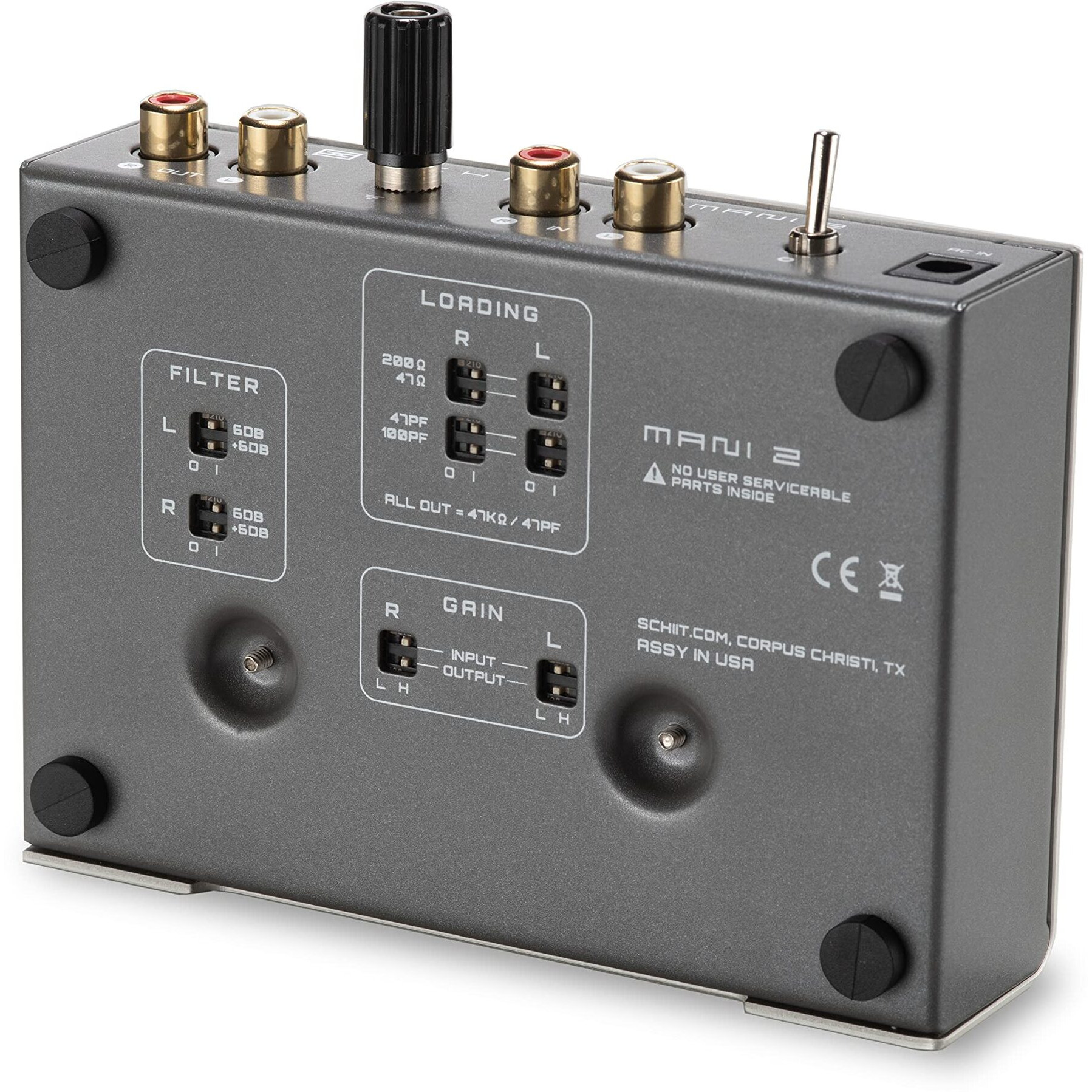 Schiit Mani 2 Phono Preamp For Mm  Mc  And Mi Cartridges (Silver)