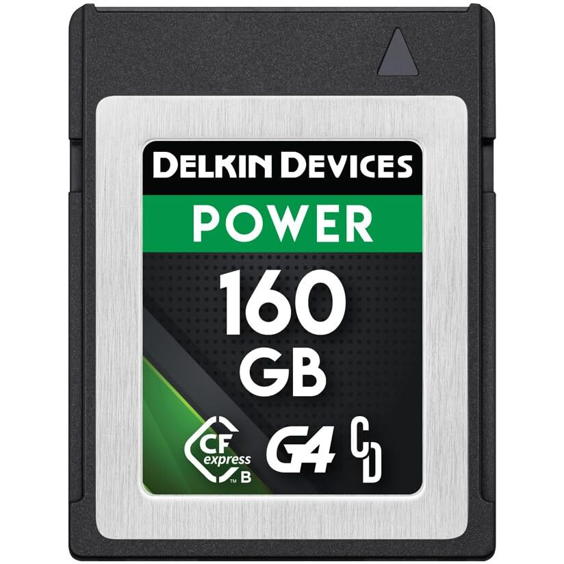 Delkin Devices 160Gb Cfexpress Type B G4 Memory Card For Cameras | Up To 1780Mb/S Read  1700Mb/S Write | Digital Camera Memory Card For Professional Photographers And Videographers