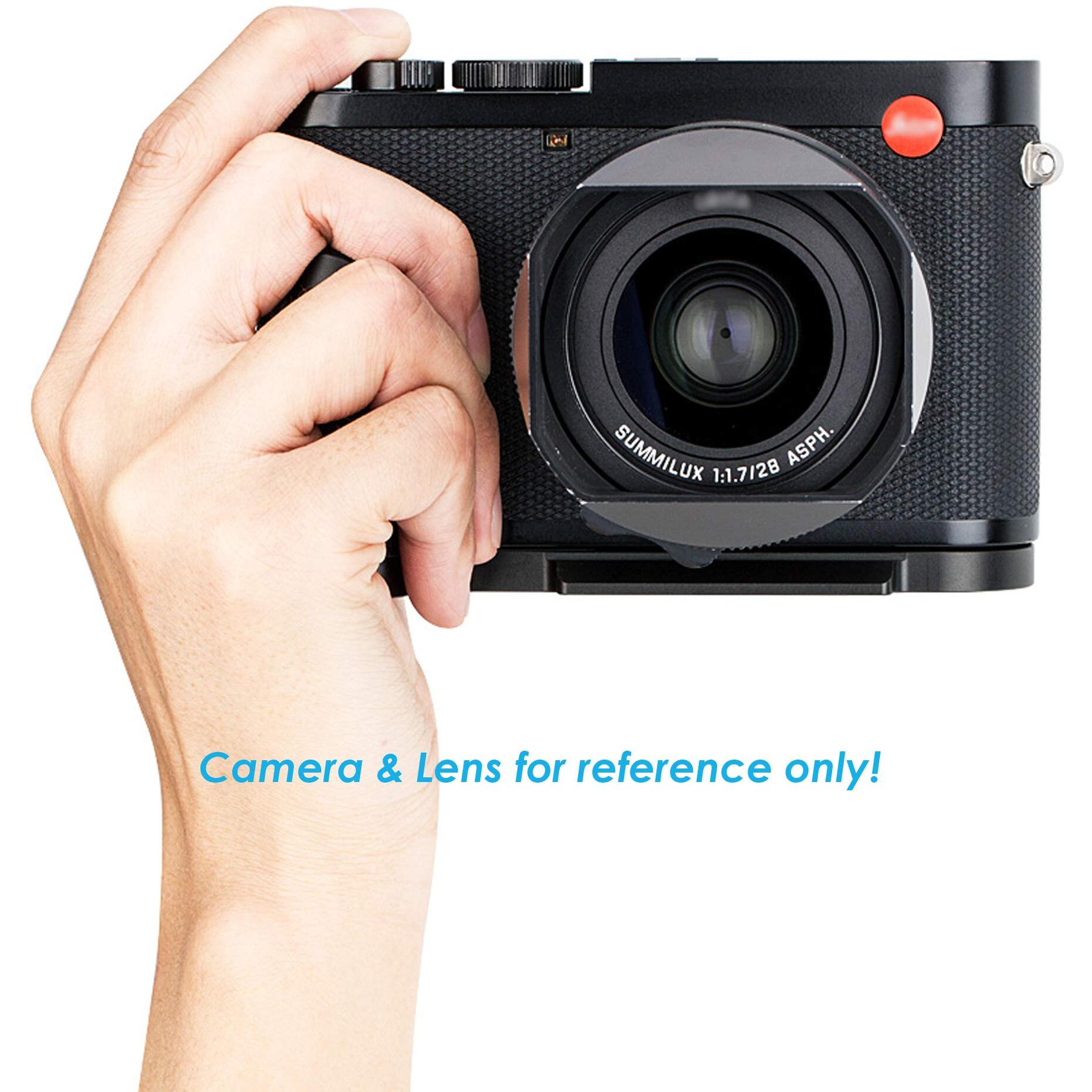 Jjc Hg-Q2 Leica Q2 Hand Grip  Arca Swiss Type Quick Release Qr  Anti Slip Metal Holder Hand Grip  Aluminum Aloy  Compatible With Leica Q2  Replaces Leica 19540 Handgrip