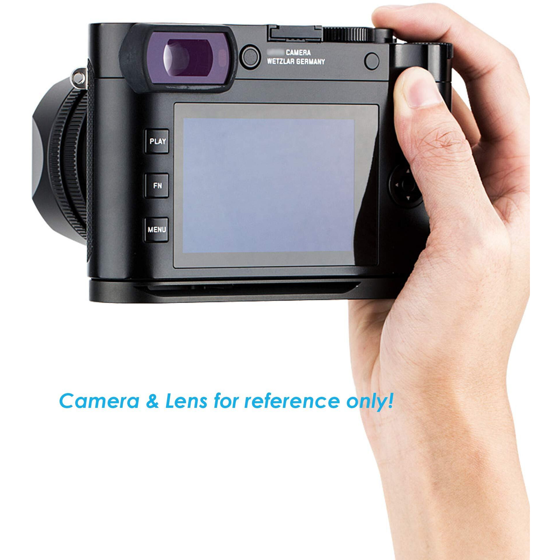 Jjc Hg-Q2 Leica Q2 Hand Grip  Arca Swiss Type Quick Release Qr  Anti Slip Metal Holder Hand Grip  Aluminum Aloy  Compatible With Leica Q2  Replaces Leica 19540 Handgrip